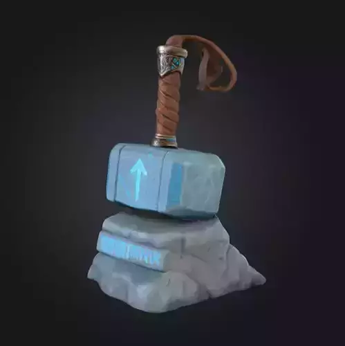 Rune Forged Warhammer Mythic Relic