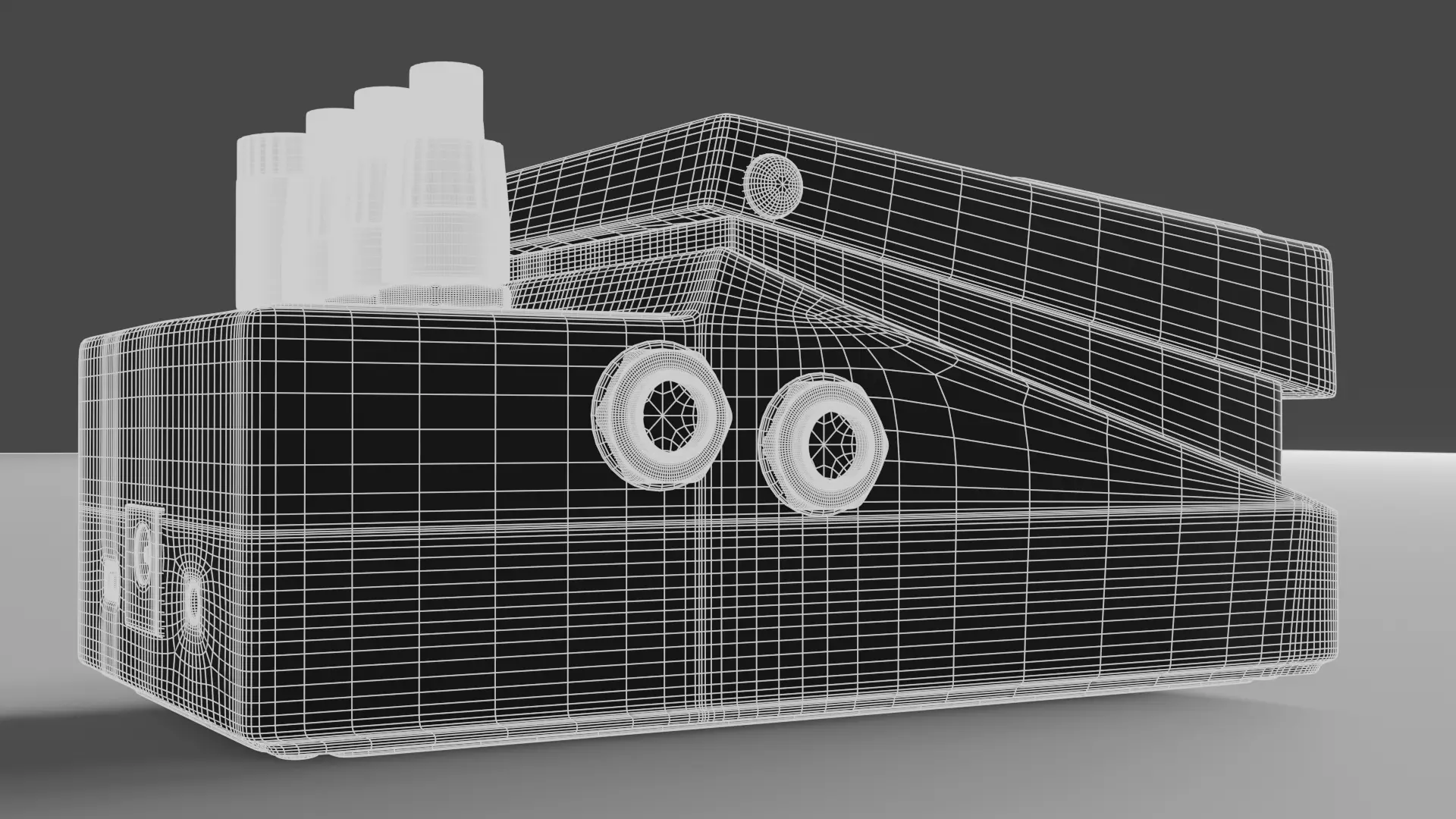 BOSS - effects pedals SDE-3 3D model_6