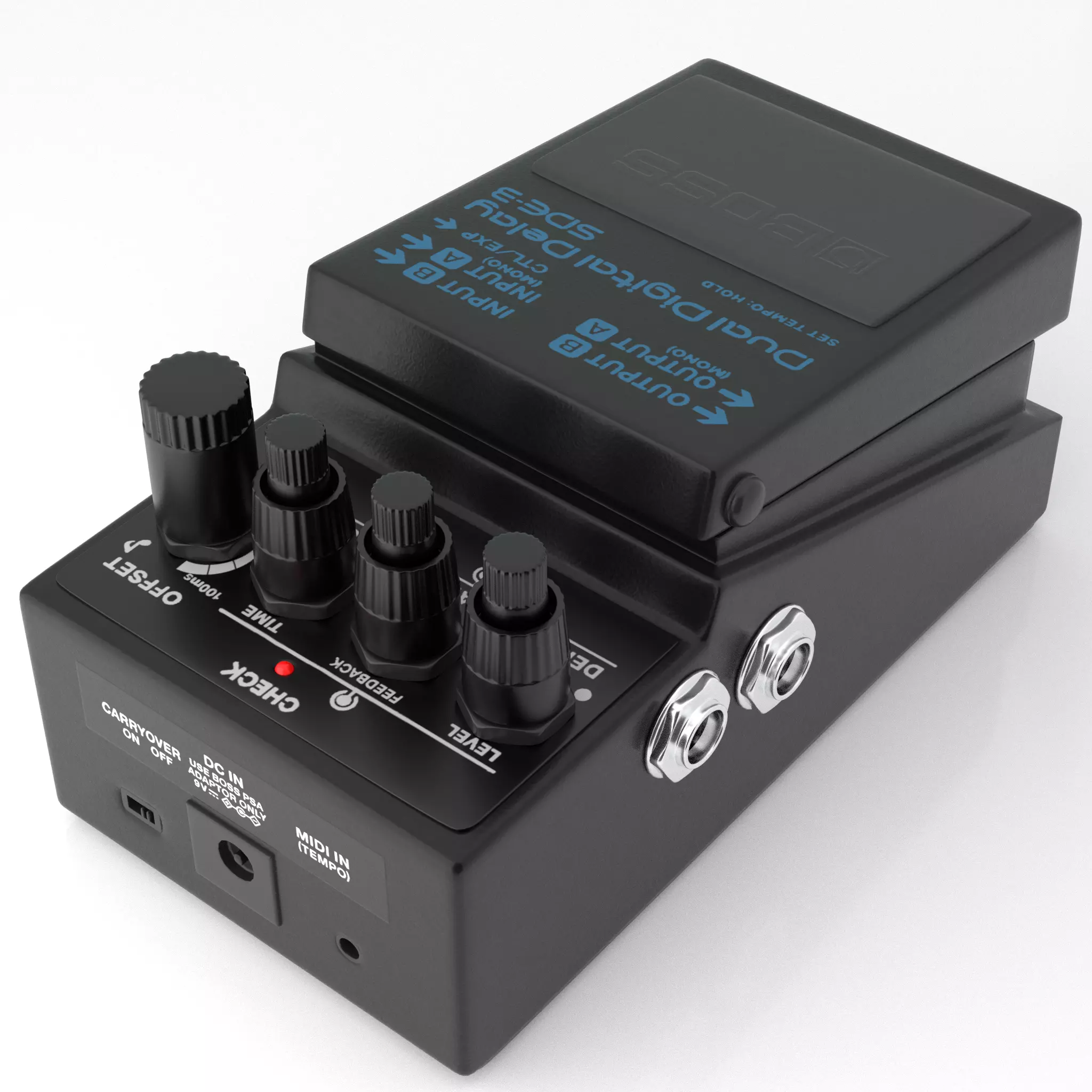 BOSS - effects pedals SDE-3 3D model_4
