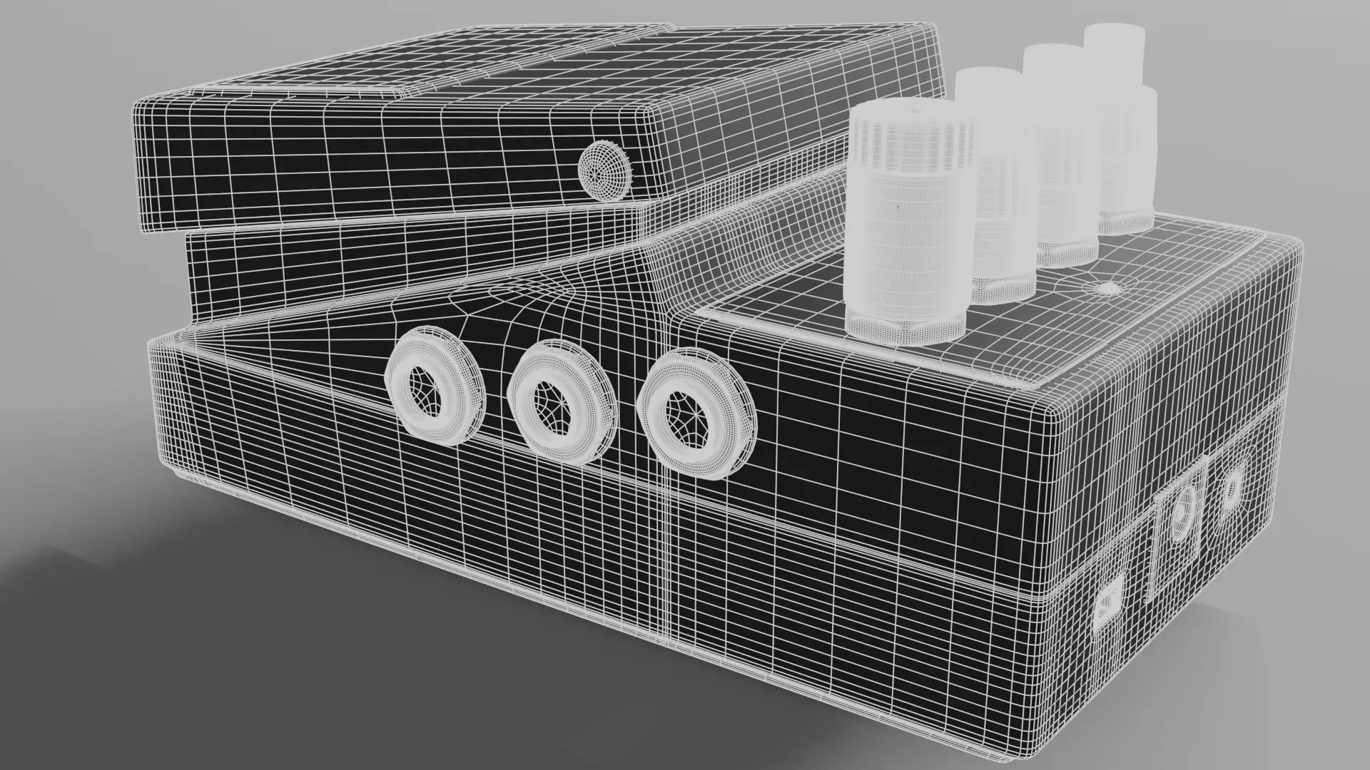 BOSS - effects pedals SDE-3 3D model_7