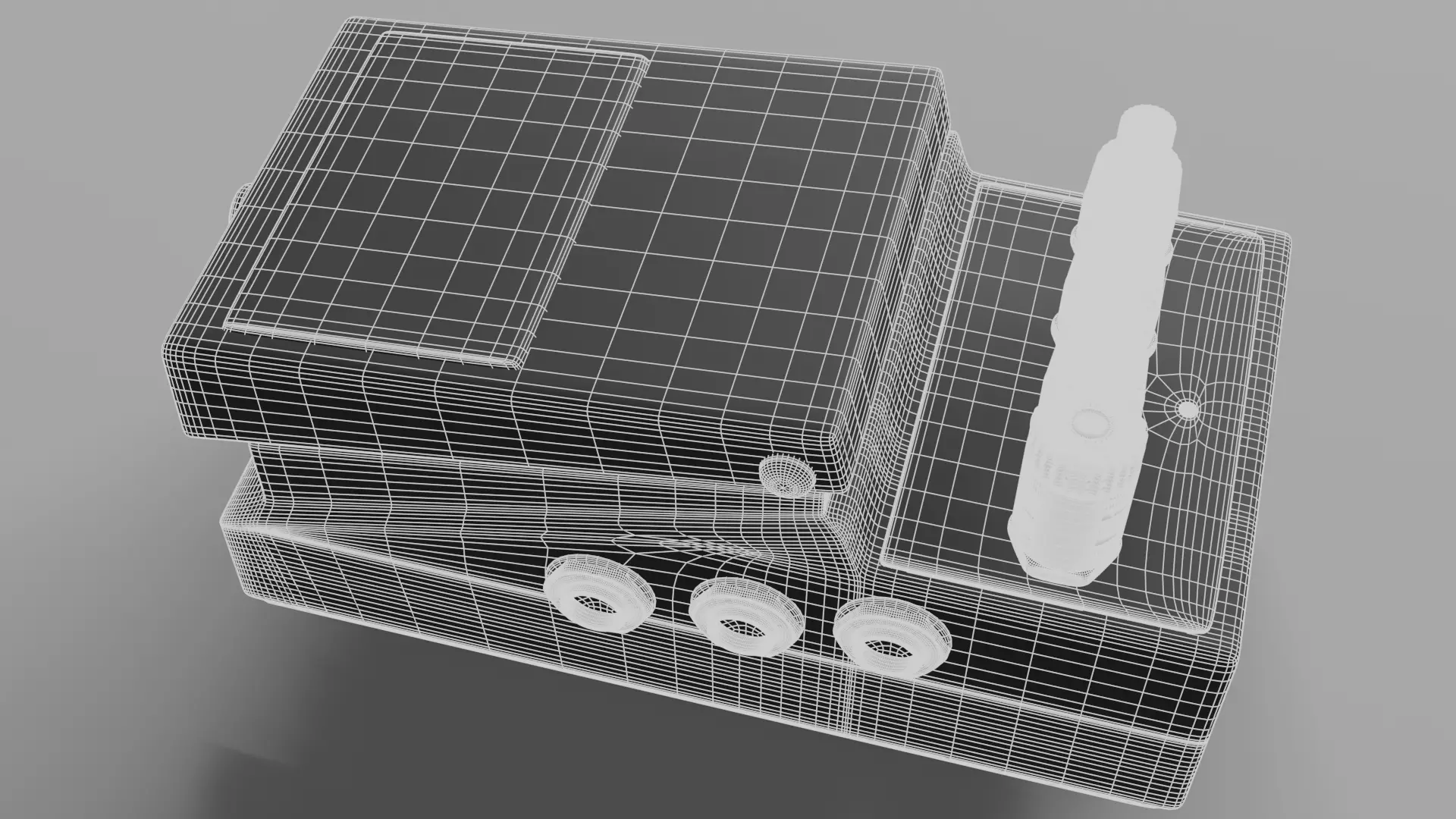 BOSS - effects pedals SDE-3 3D model_8