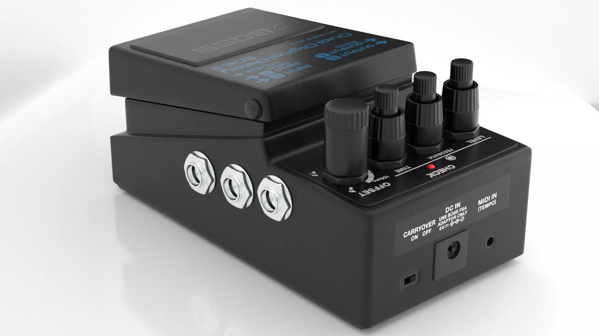 BOSS - effects pedals SDE-3 3D model_2