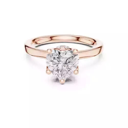 Heart Cut Bow Hidden Halo Engagement Love Ring 3DM STL Video