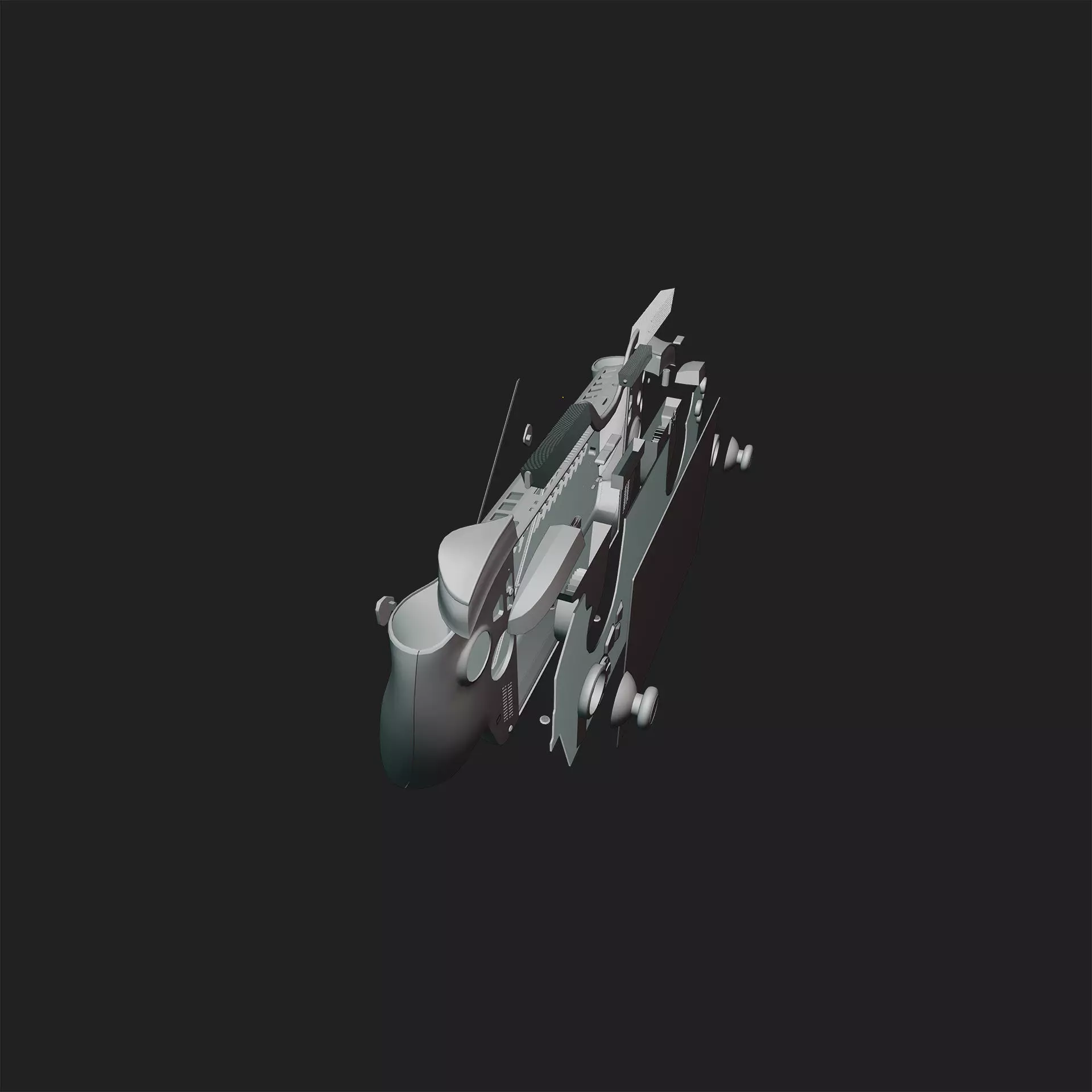 Asus Xbox Rog Ally 2025 3D model_11