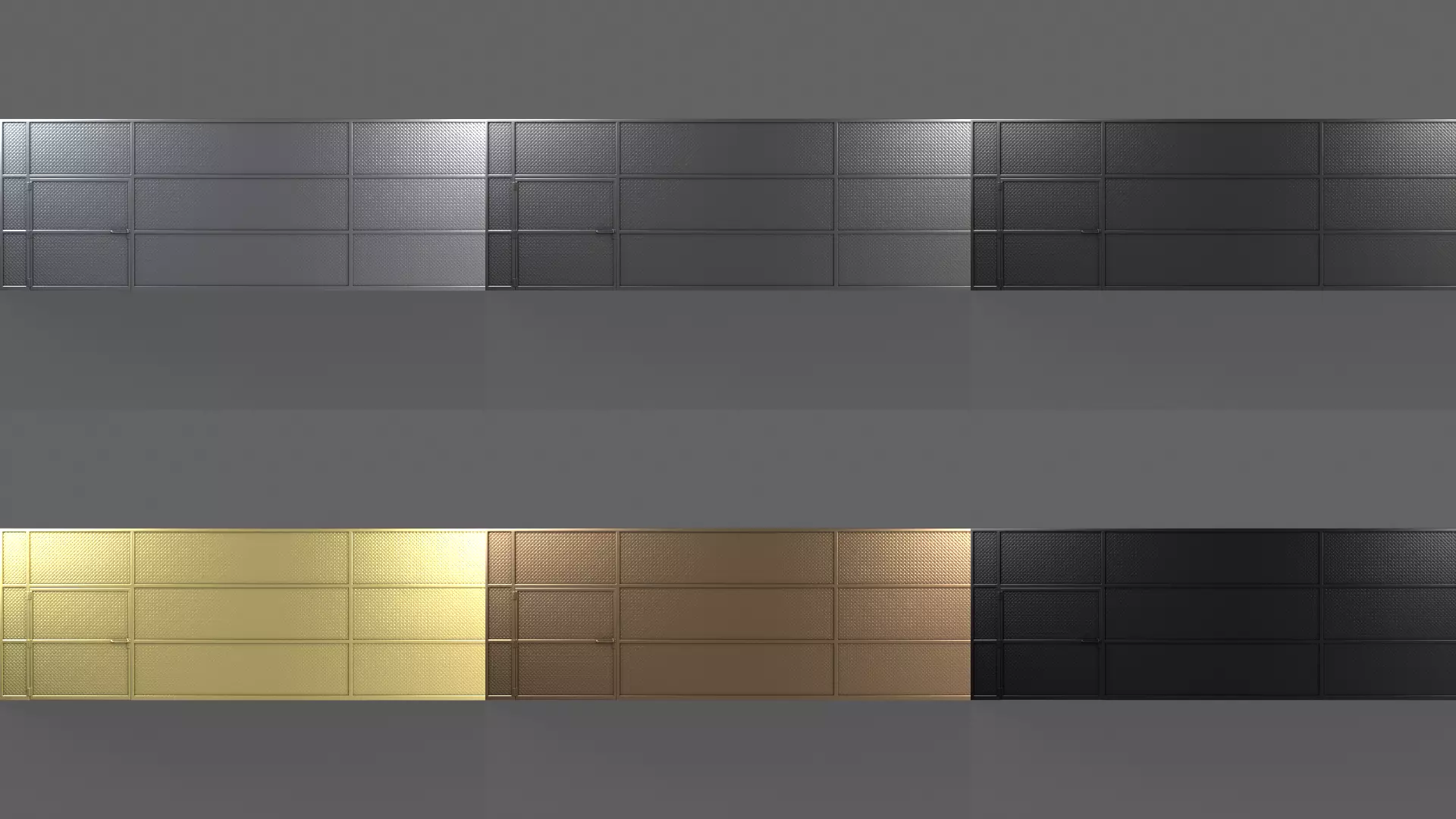 PBR Prison Cell Door Window Cage 3D Model Collection_24