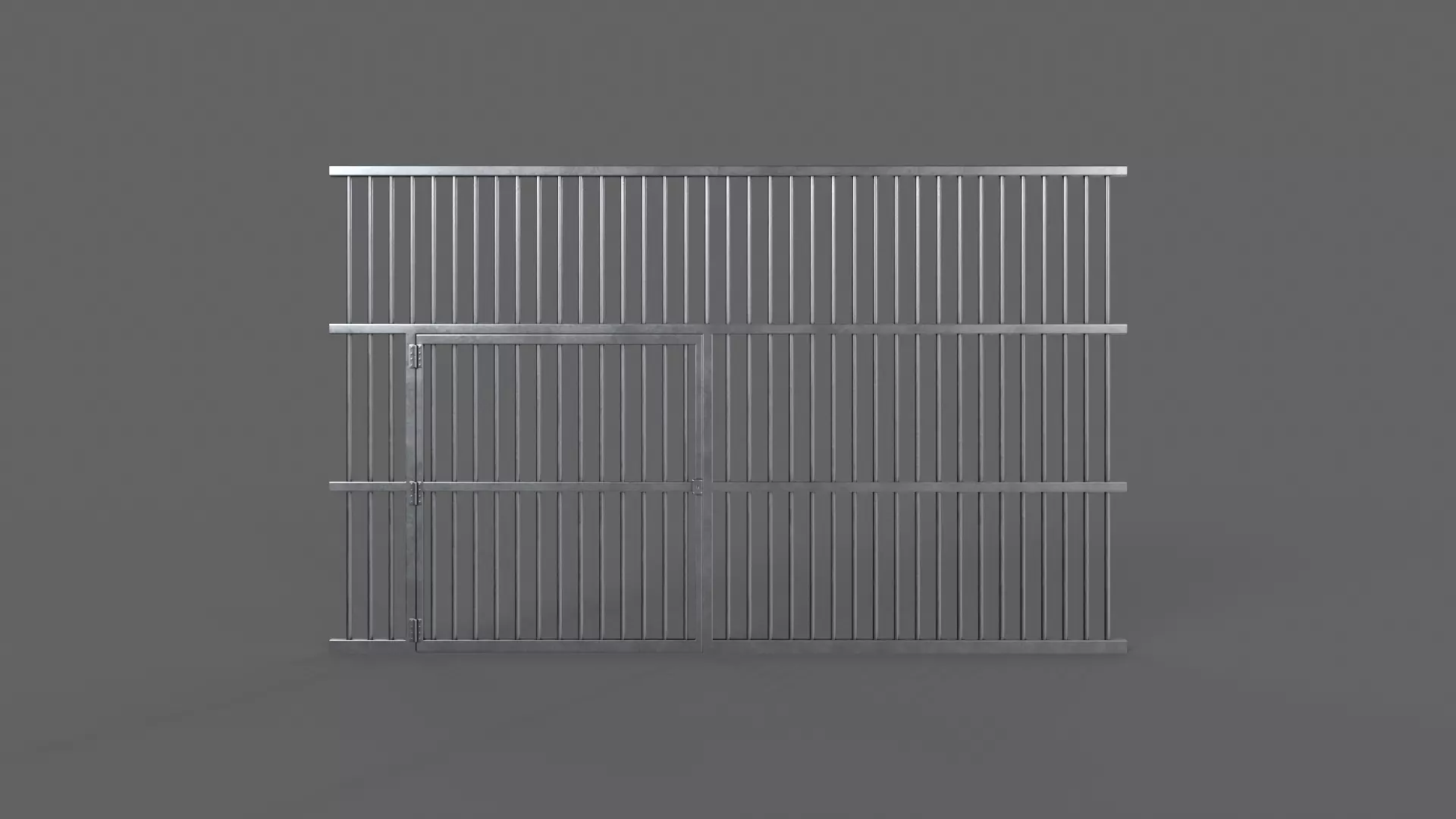 PBR Prison Cell Door Window Cage 3D Model Collection_44