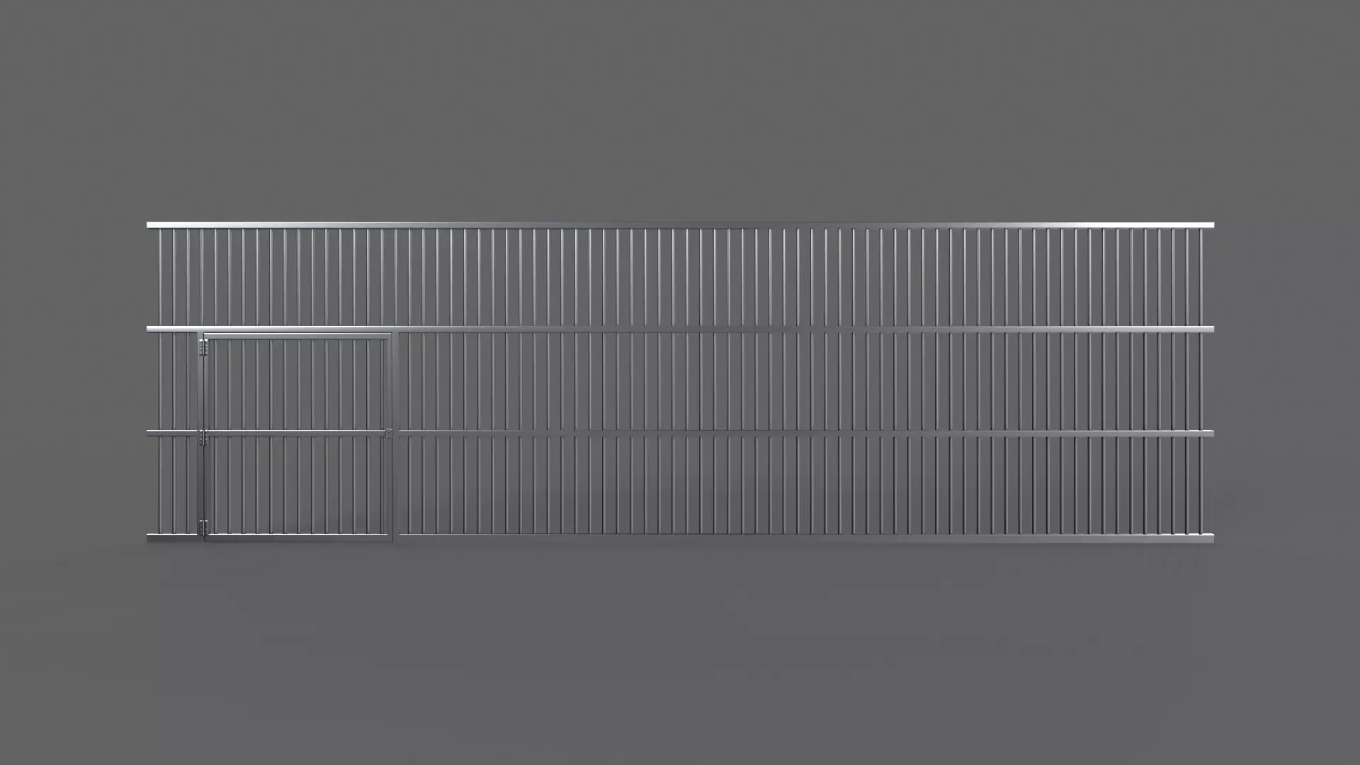 PBR Prison Cell Door Window Cage 3D Model Collection_47