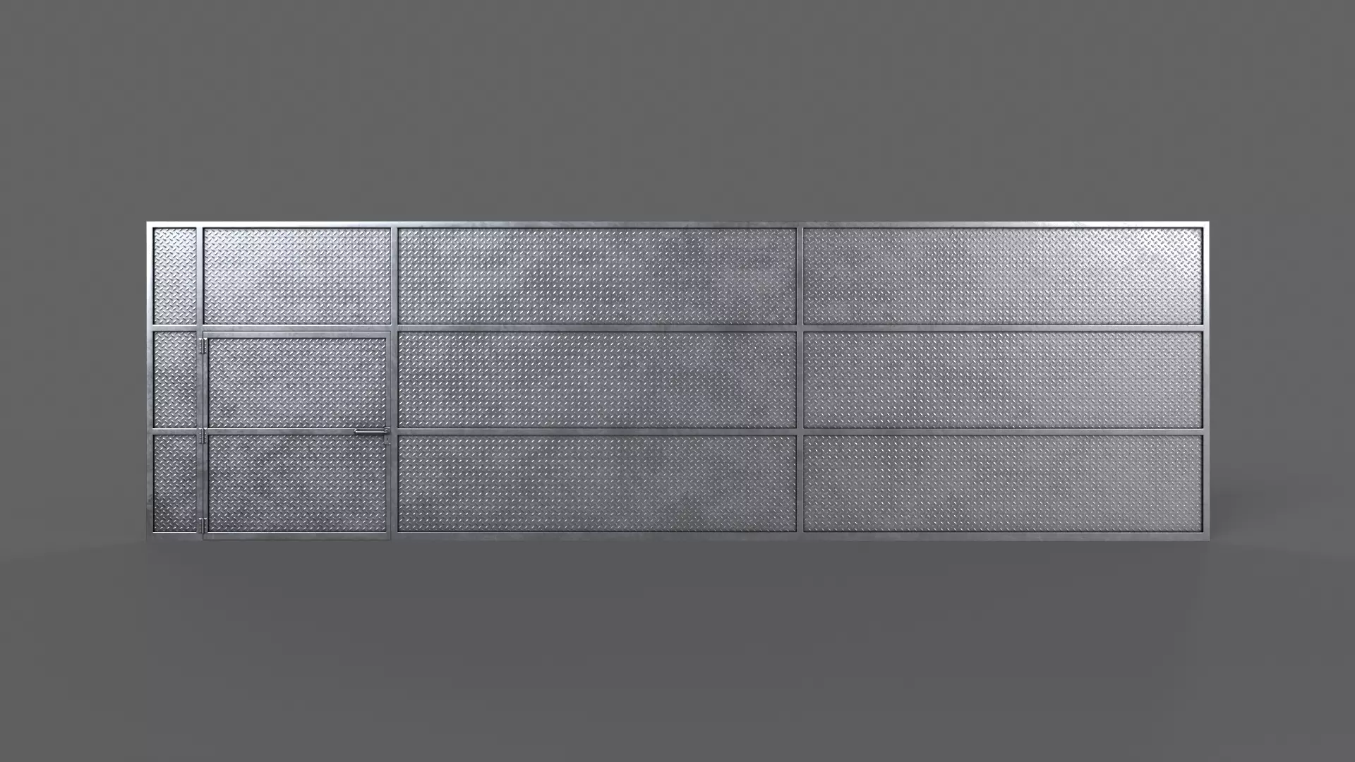 PBR Prison Cell Door Window Cage 3D Model Collection_50