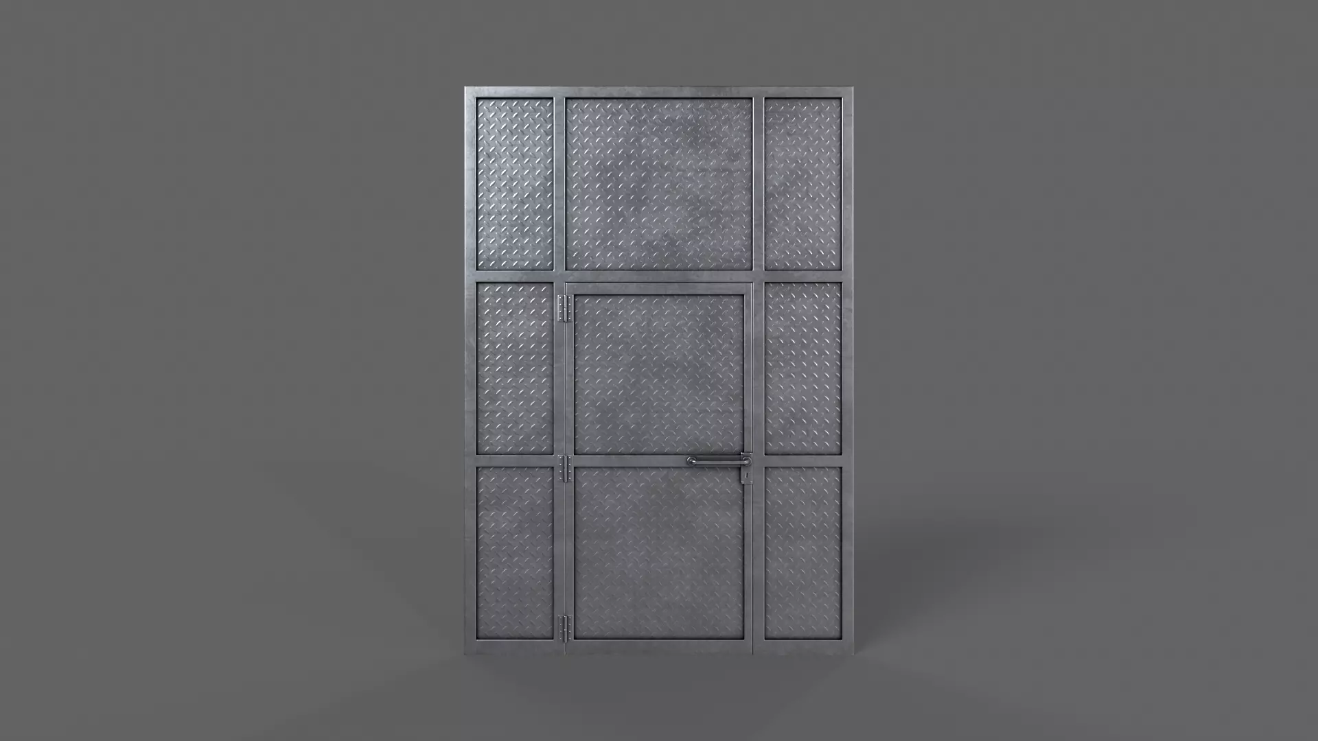 PBR Prison Cell Door Window Cage 3D Model Collection_42