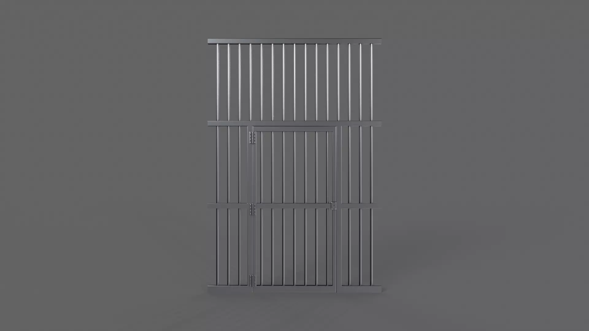 PBR Prison Cell Door Window Cage 3D Model Collection_39