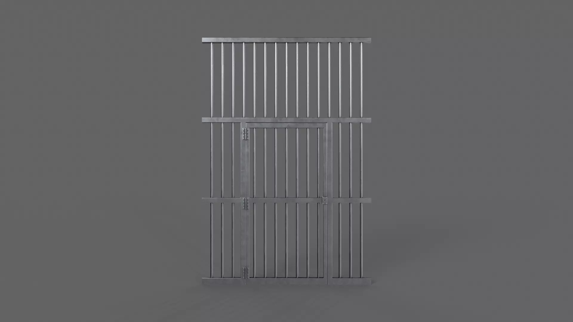 PBR Prison Cell Door Window Cage 3D Model Collection_40