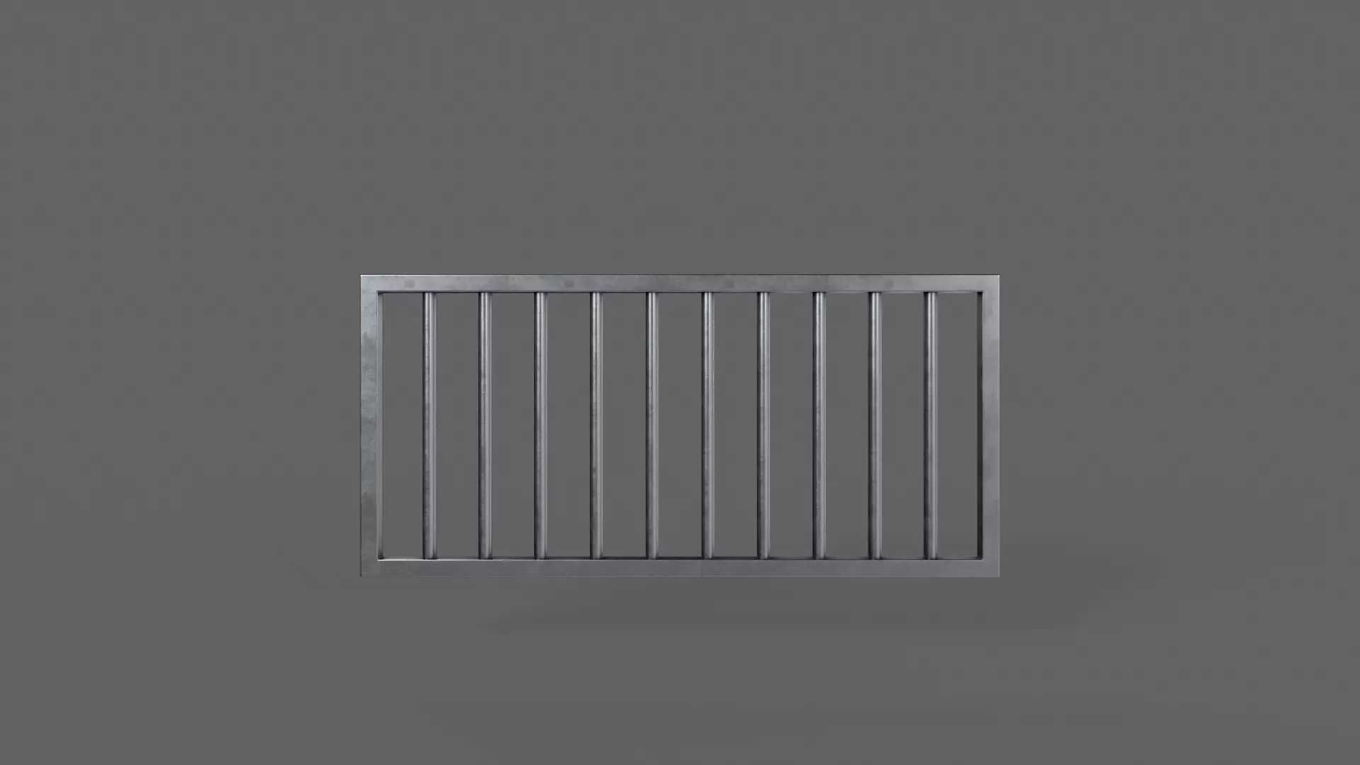 PBR Prison Cell Door Window Cage 3D Model Collection_56