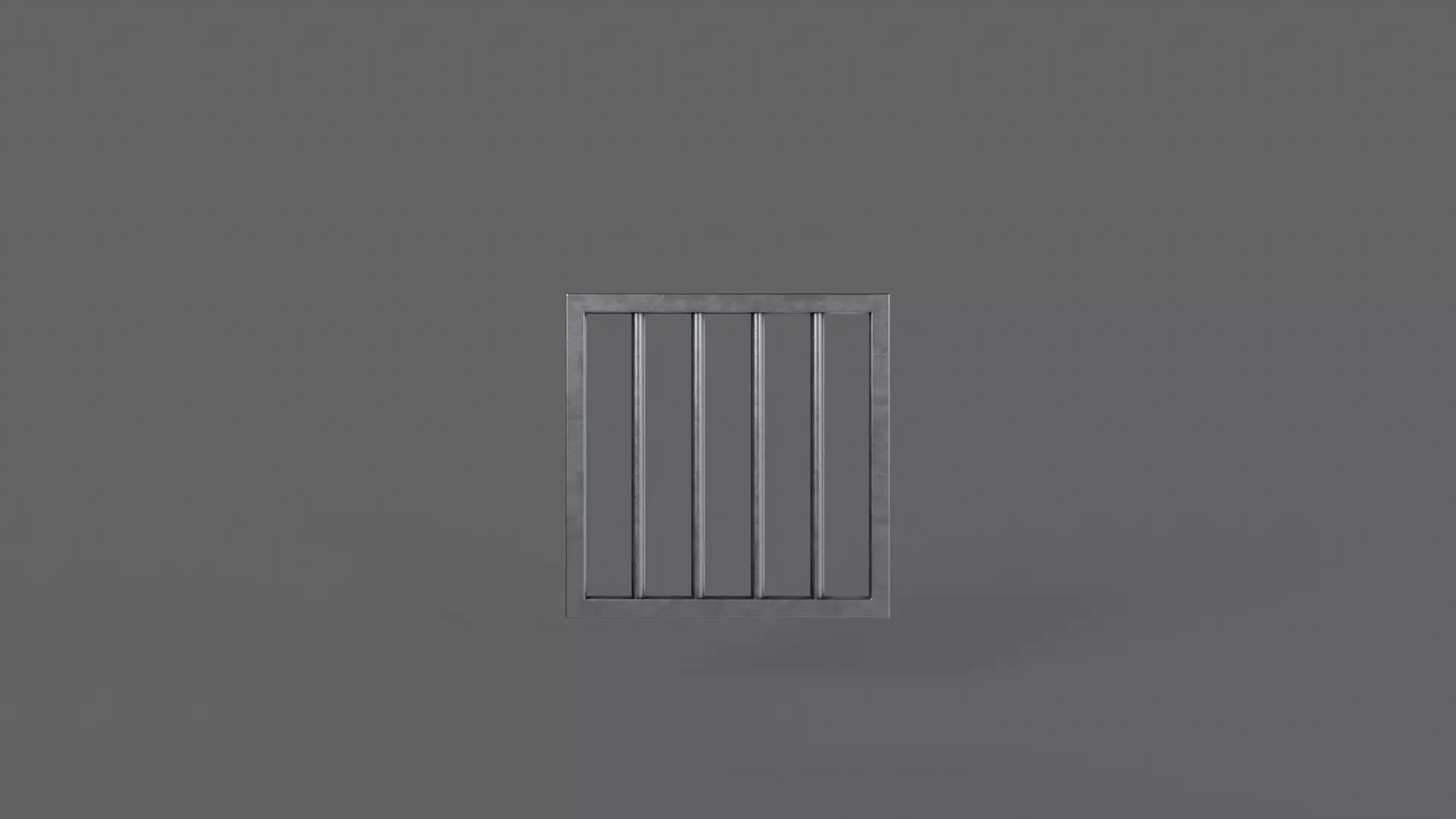 PBR Prison Cell Door Window Cage 3D Model Collection_52