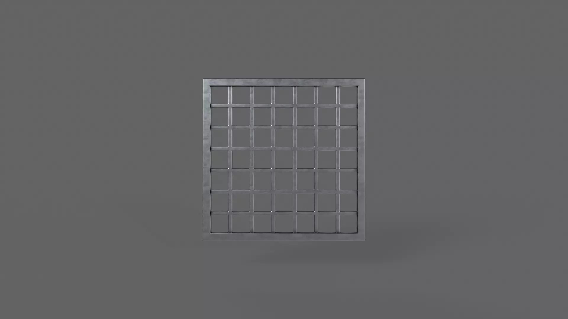 PBR Prison Cell Door Window Cage 3D Model Collection_54