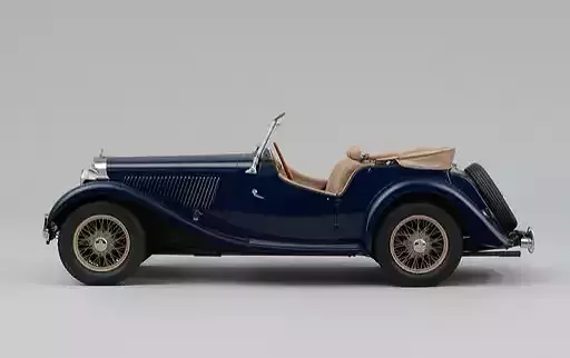 Classic Convertible Roadster 3D model 3