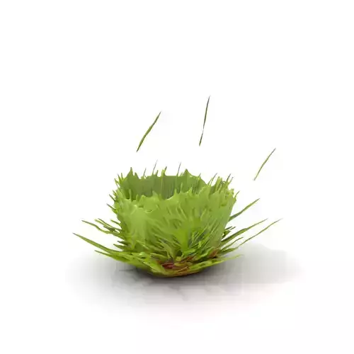 Lush Green Grass model pack Low-poly 3D model