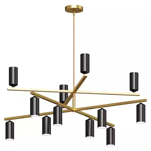 Gala Chandelier 3D model