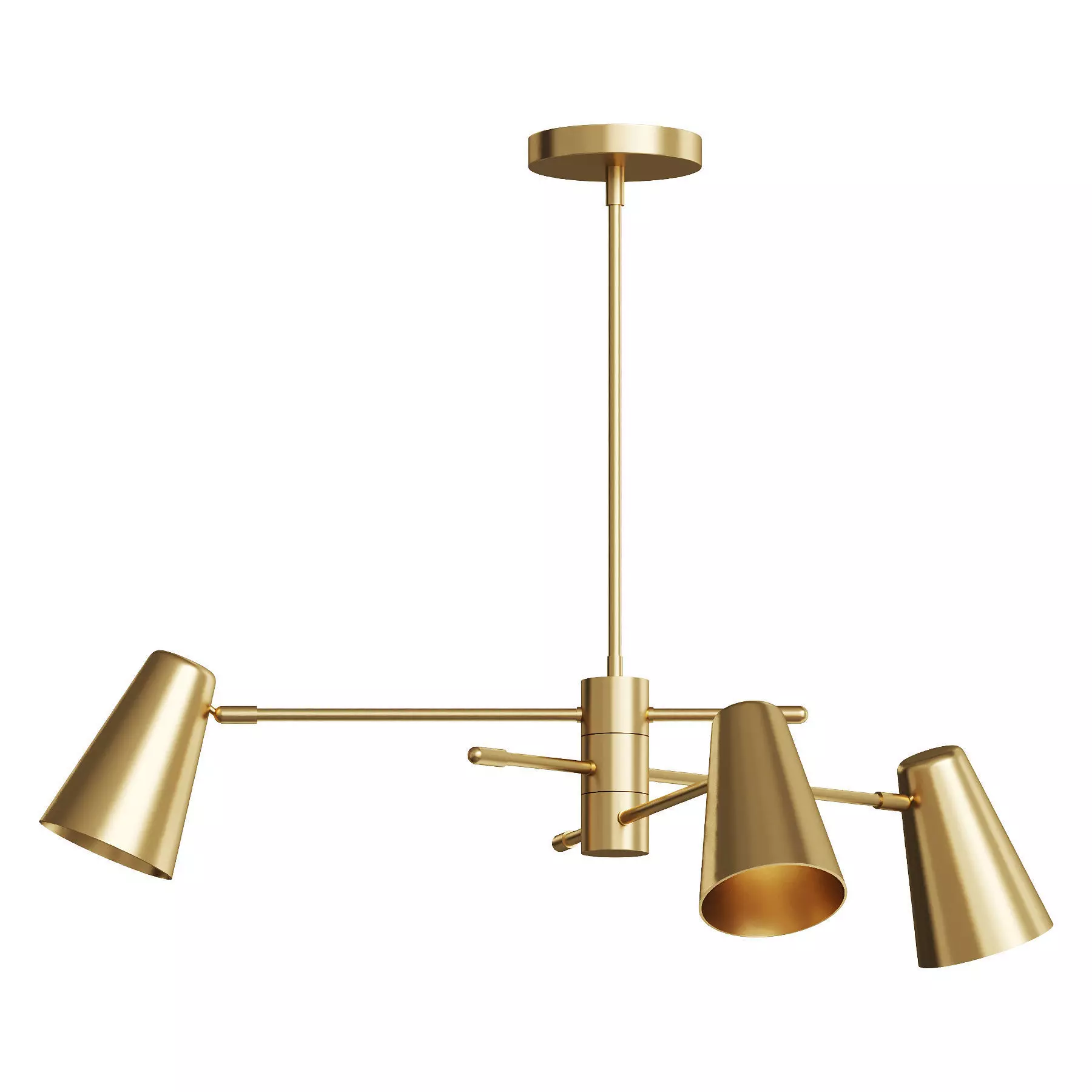 Jamira Convertible Chandelier 3D model_1