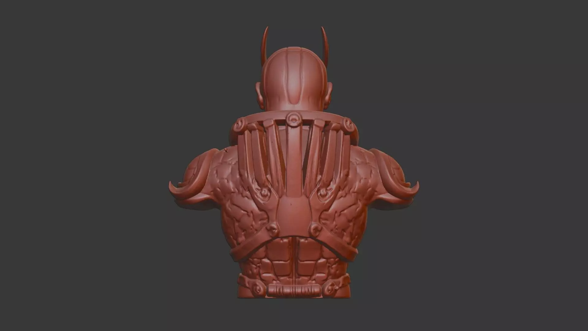 Guyver Head Bust 3D Model - STL Printable Sci-Fi Robot 3D print model_5