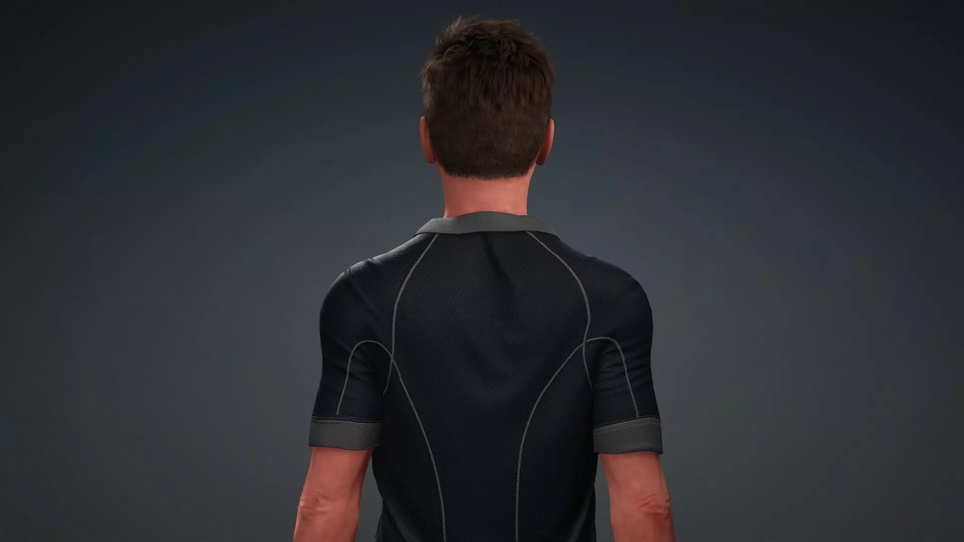 Realistic Human Male 3D Model 3D model_7