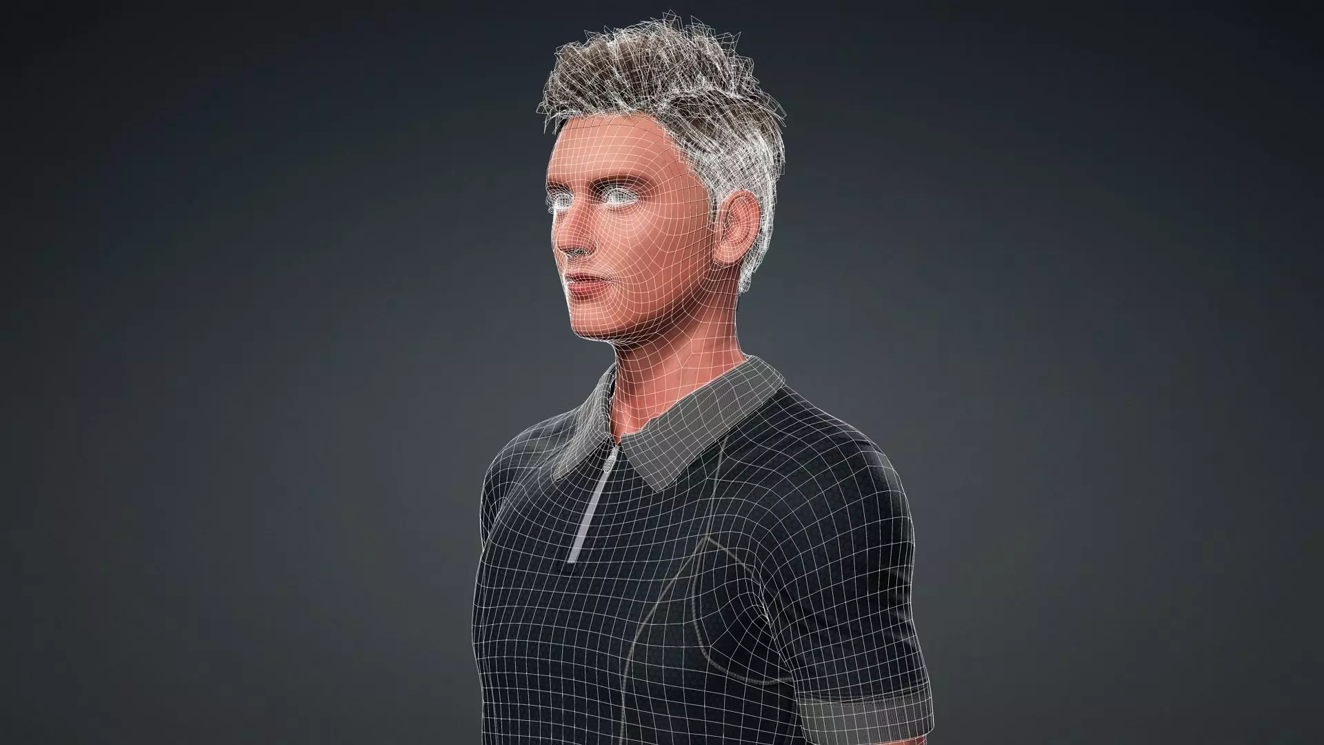 Realistic Human Male 3D Model 3D model_19