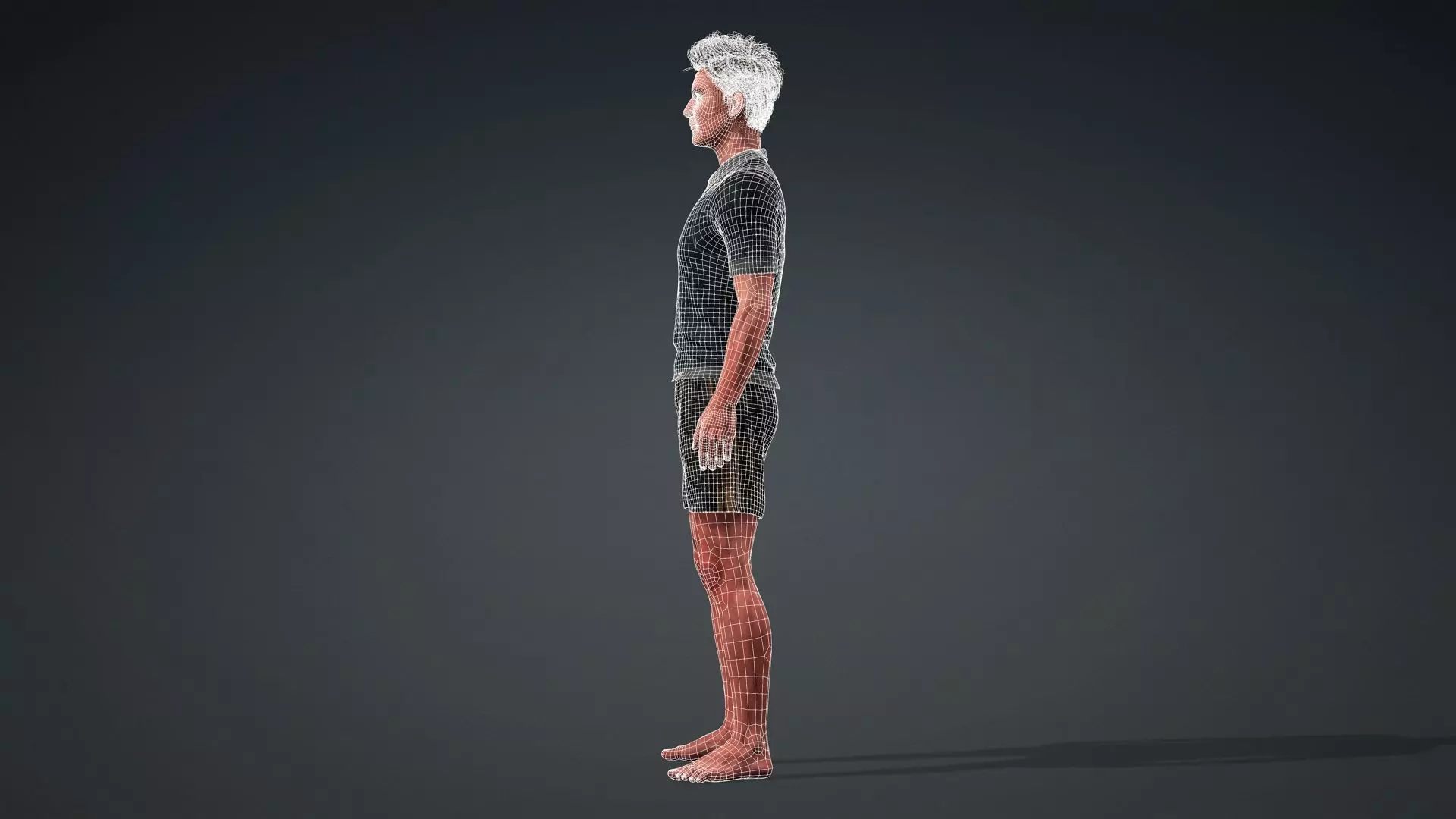 Realistic Human Male 3D Model 3D model_15