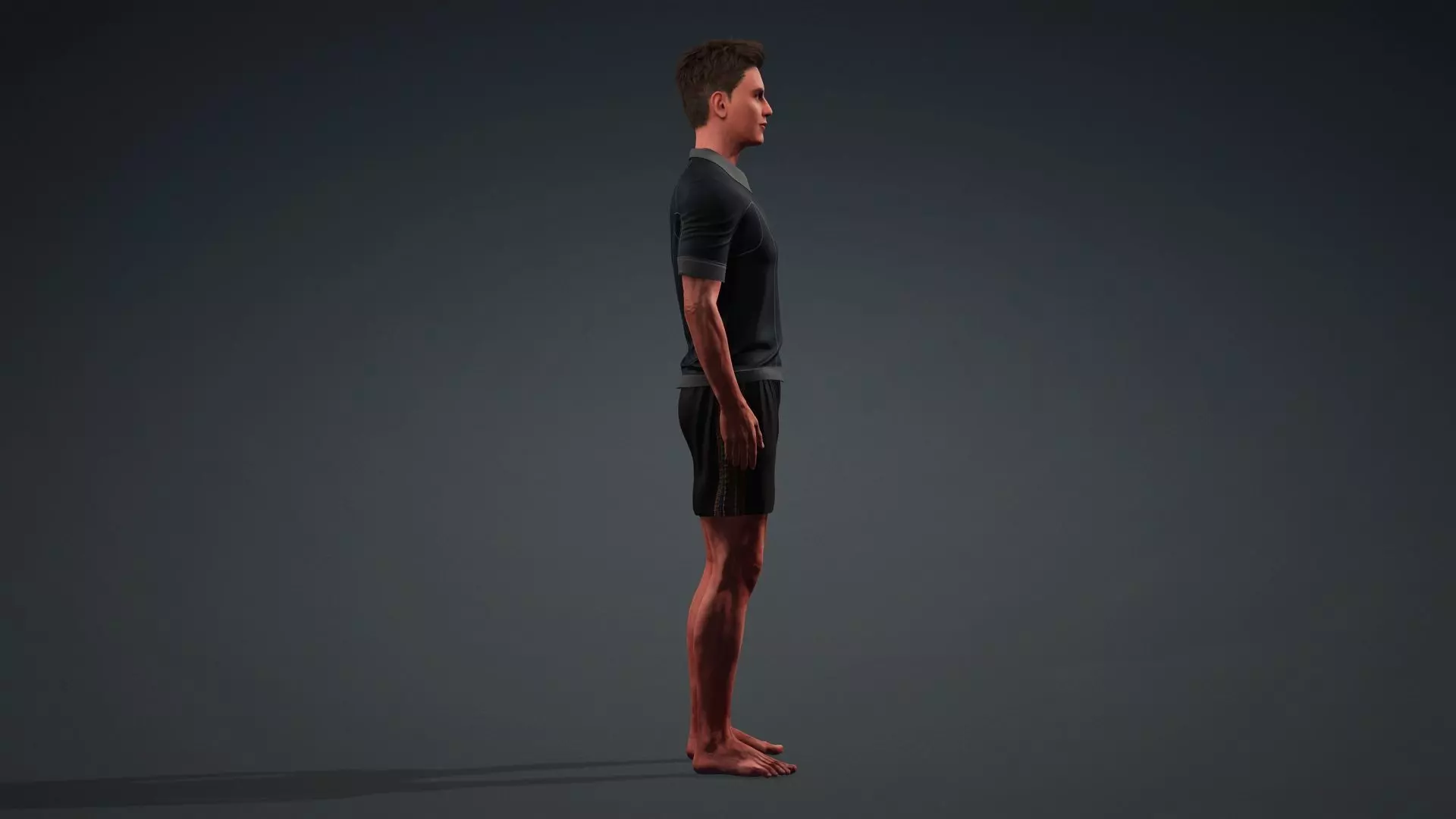 Realistic Human Male 3D Model 3D model_4