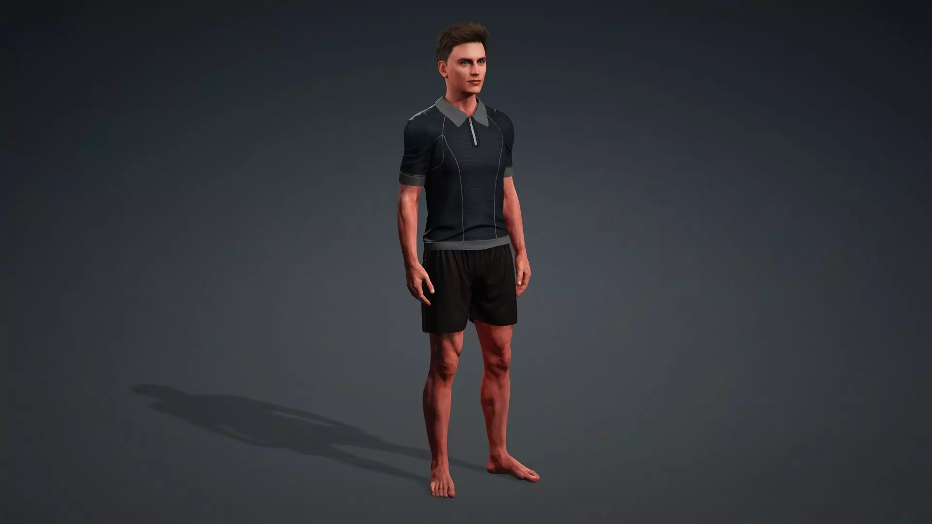 Realistic Human Male 3D Model 3D model_11