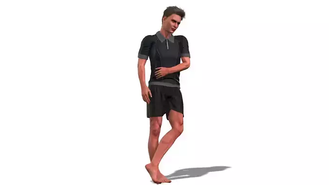 Realistic Human Male 3D Model 3D model