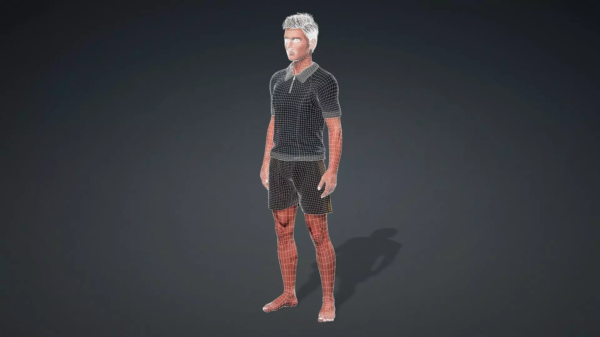 Realistic Human Male 3D Model 3D model_13