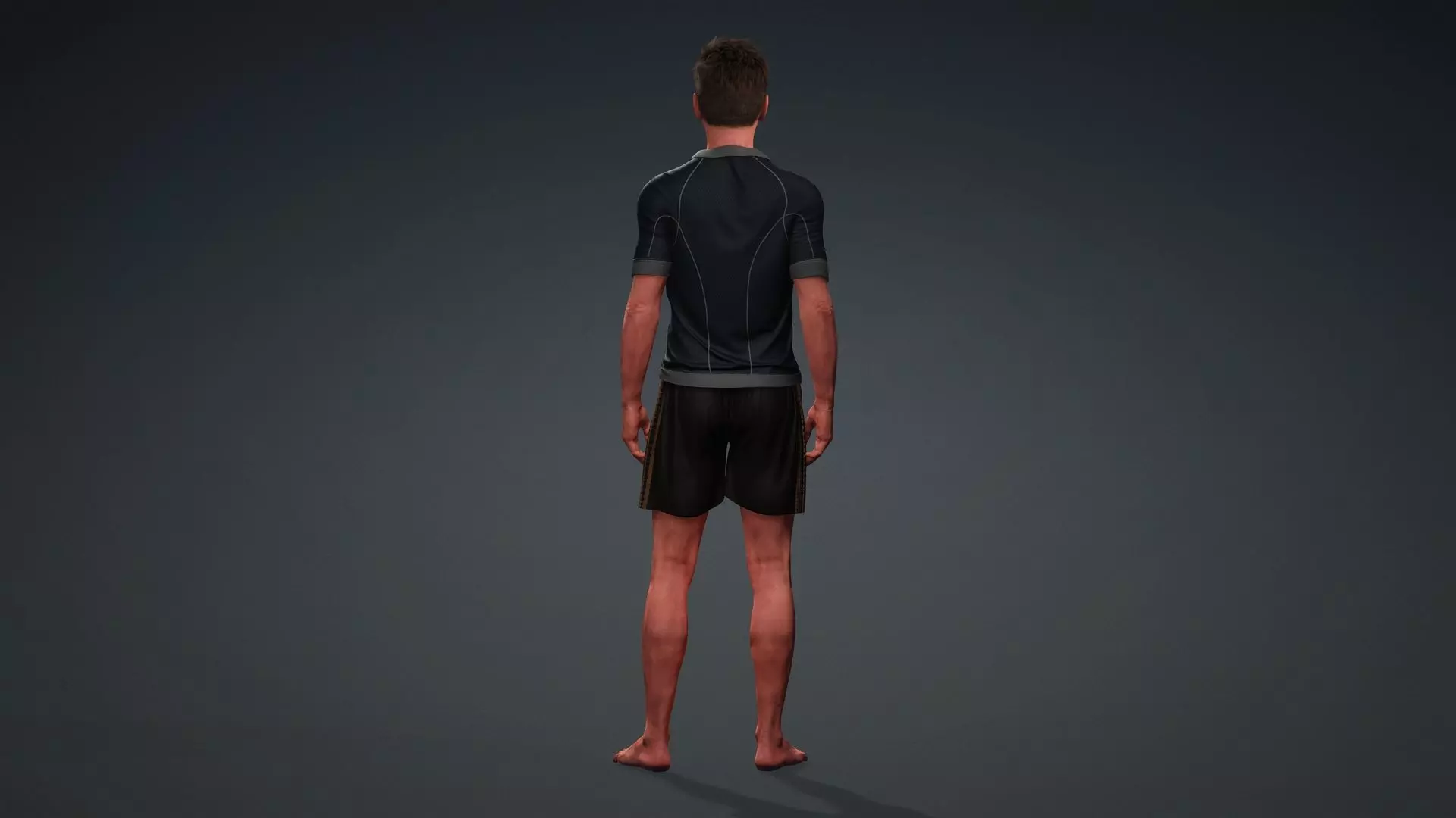 Realistic Human Male 3D Model 3D model_6