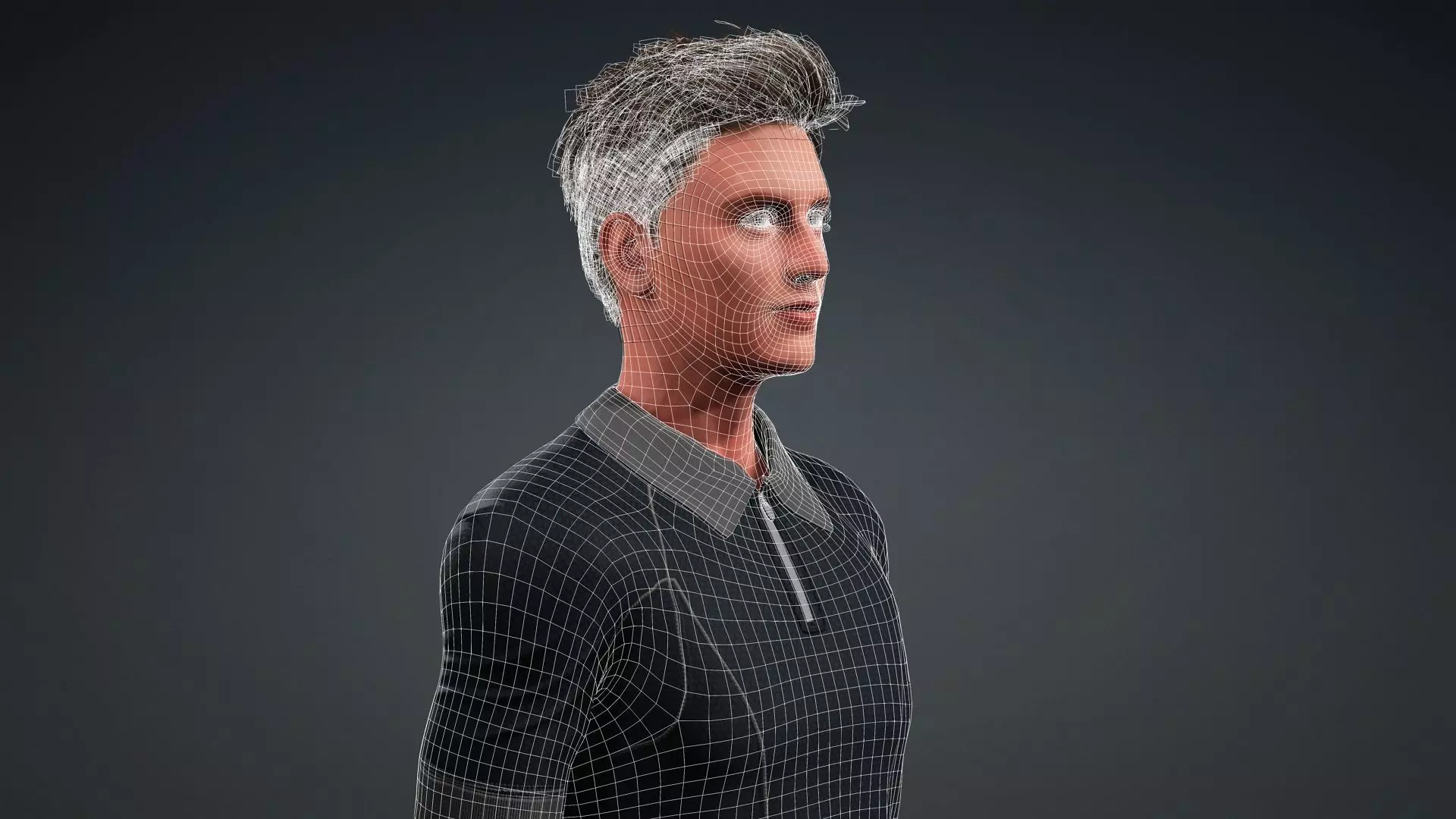 Realistic Human Male 3D Model 3D model_20