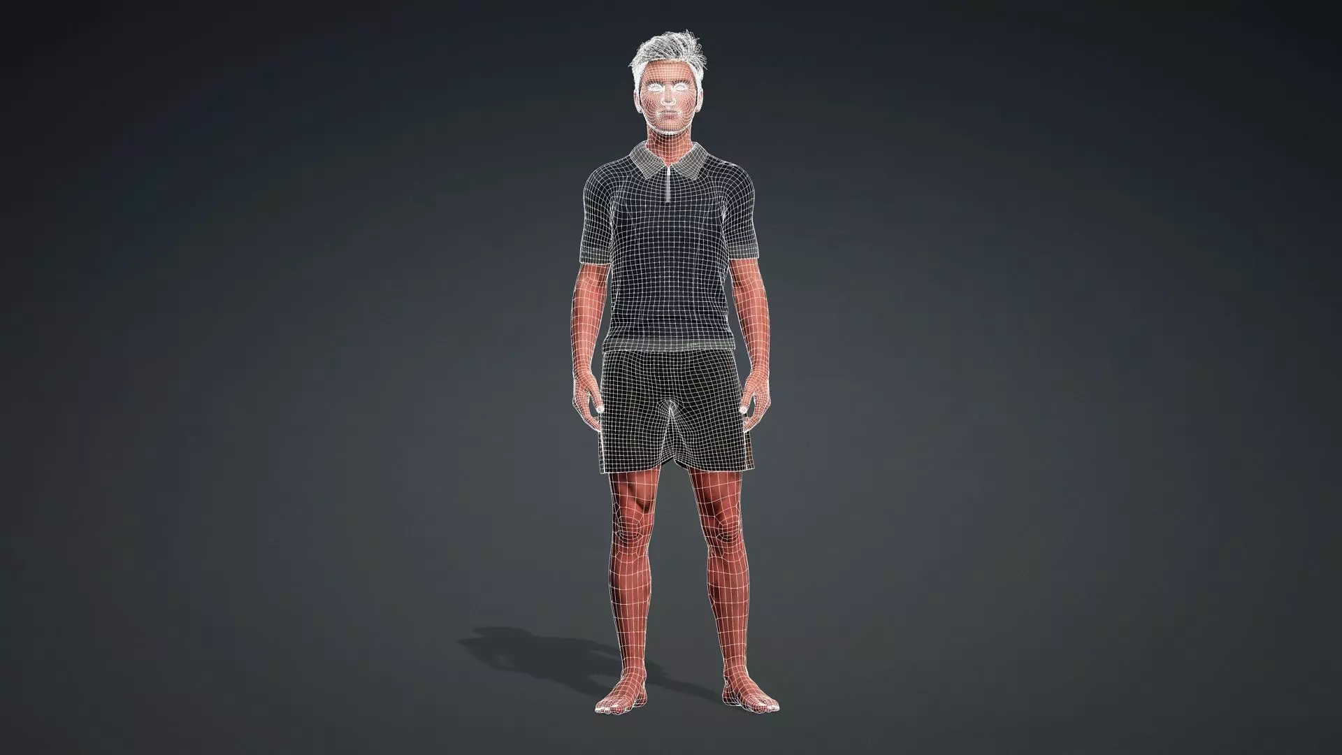 Realistic Human Male 3D Model 3D model_12