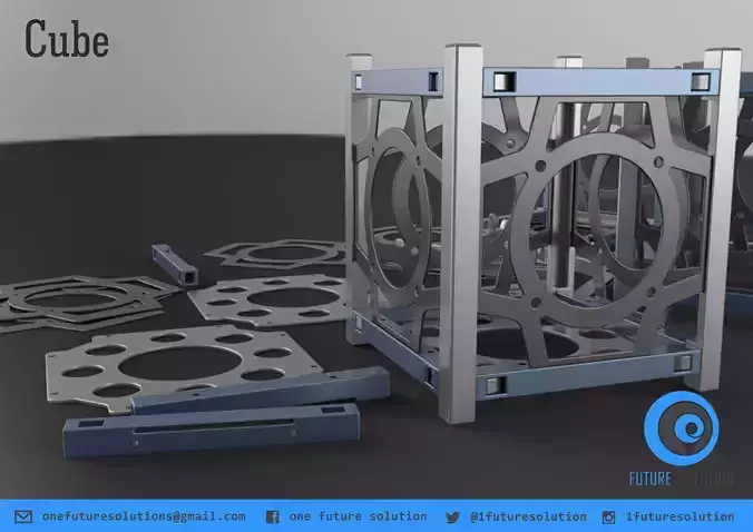 Cubes metal cube Free 3D print model