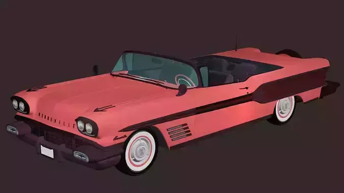 Pontiac Bonneville Car 3D Model