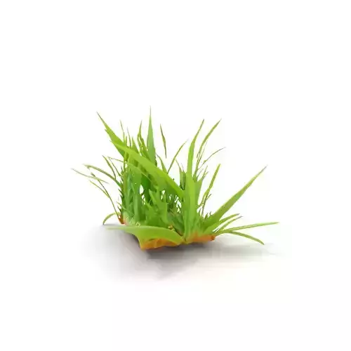 Lush Green Grass model pack Low-poly 3D model