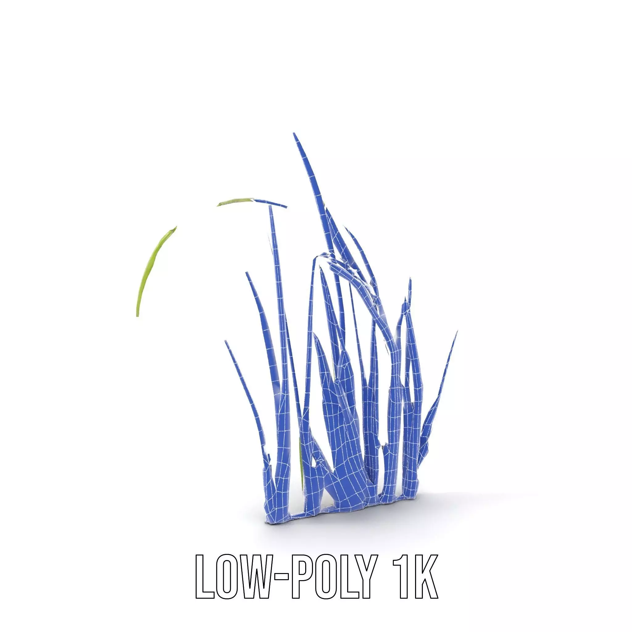 Vibrant Grass Blade model pack Low-poly 3D model_12