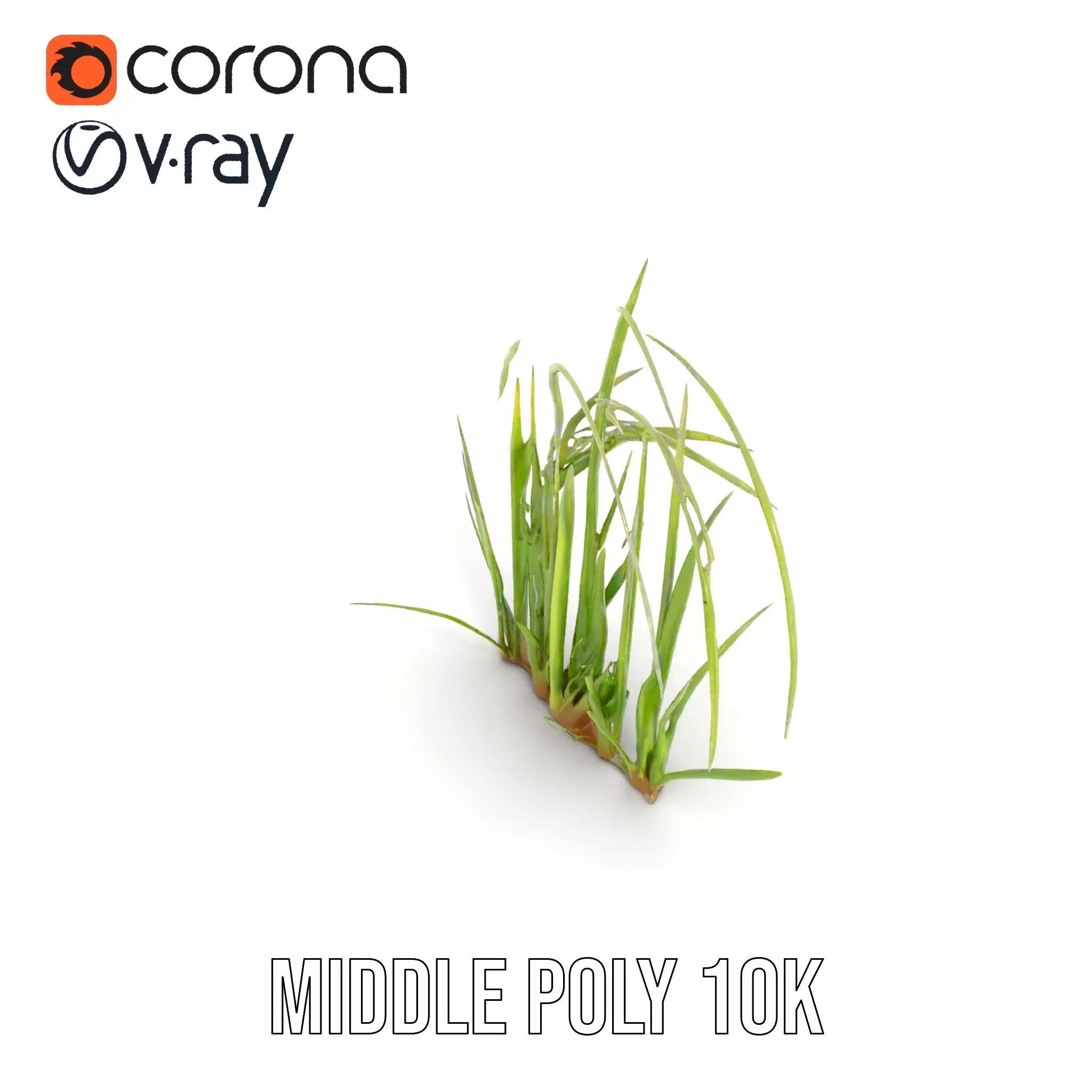 Vibrant Grass Blade model pack Low-poly 3D model_21