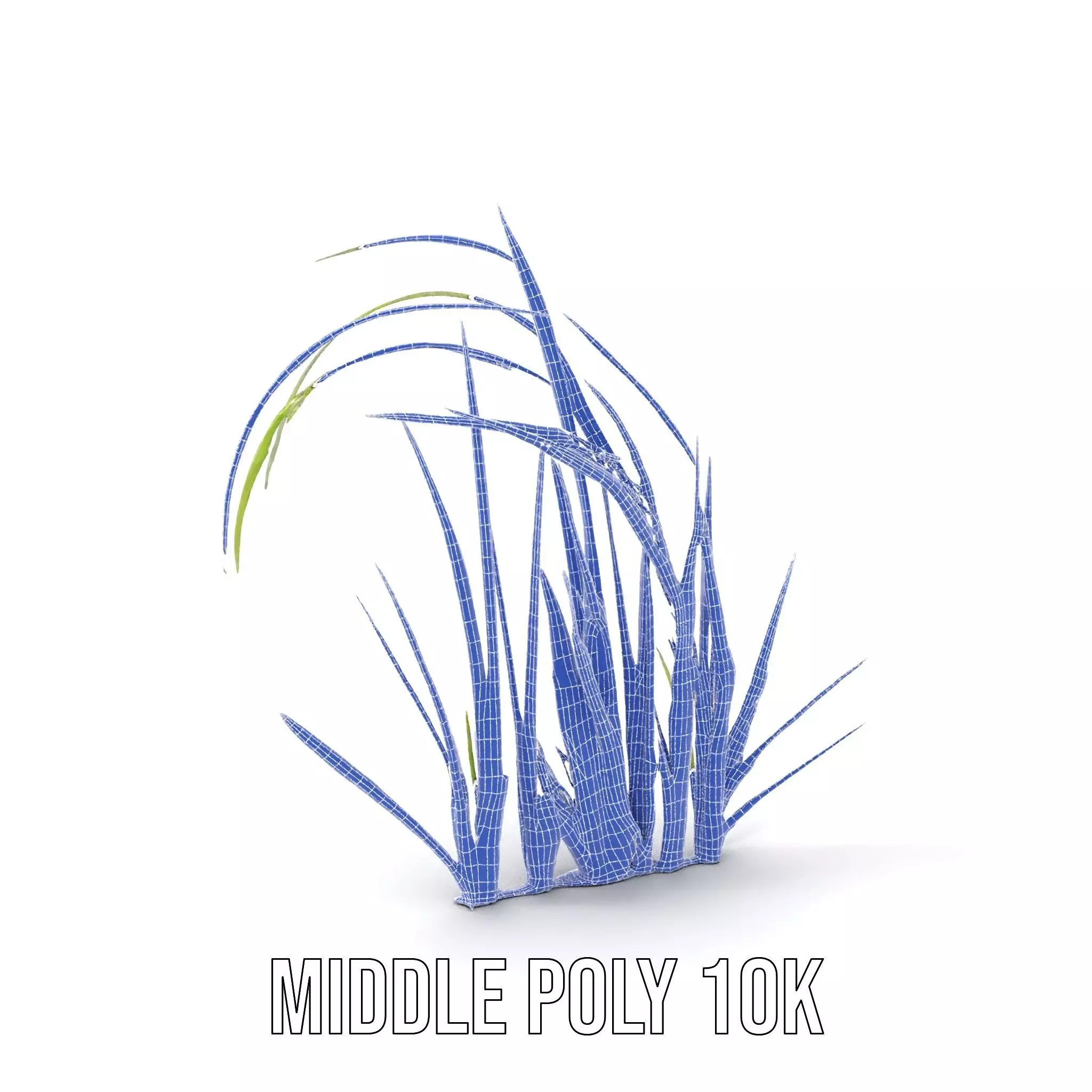 Vibrant Grass Blade model pack Low-poly 3D model_27