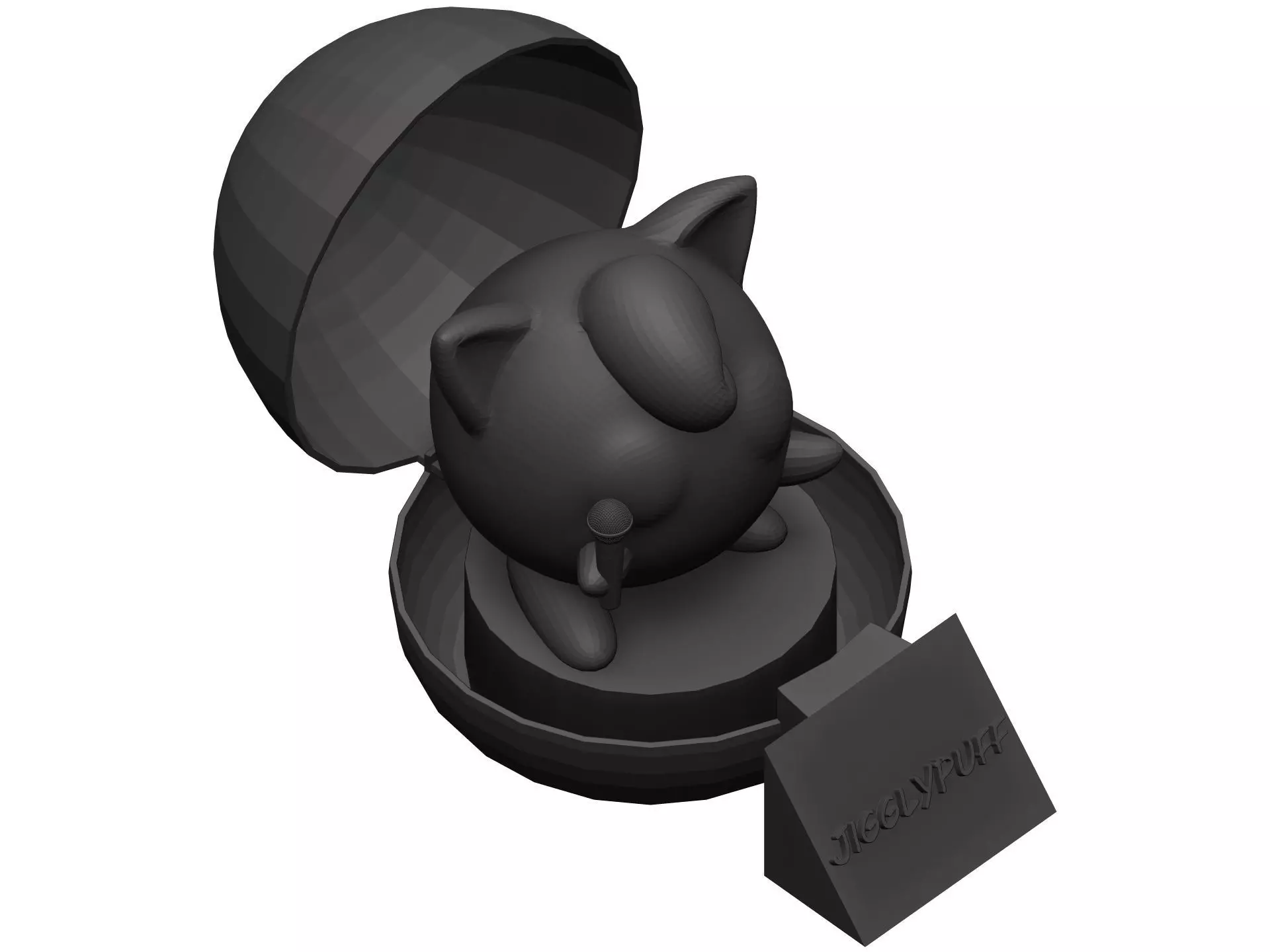 Jigglypuff 3D print model_12