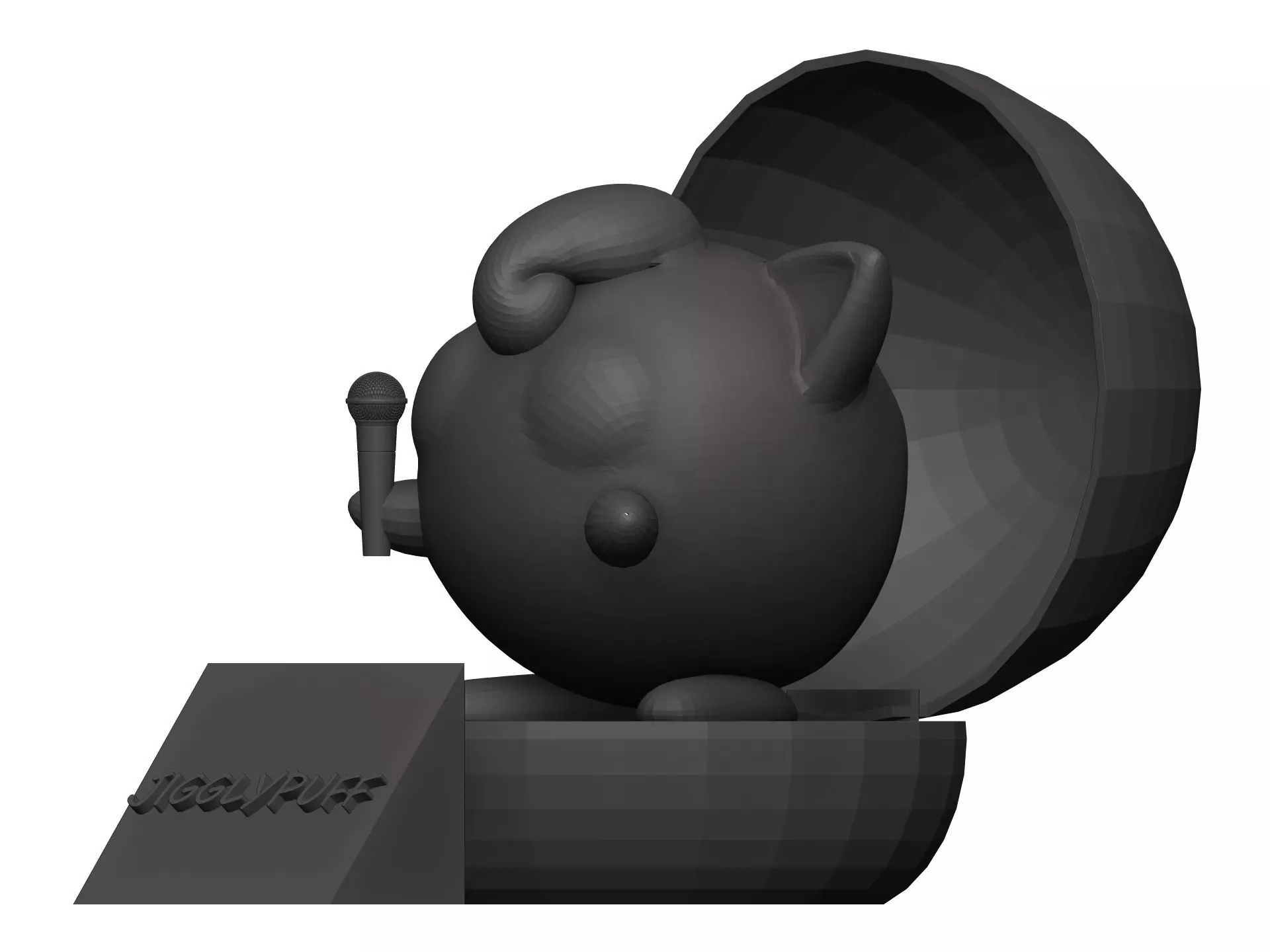 Jigglypuff 3D print model_3