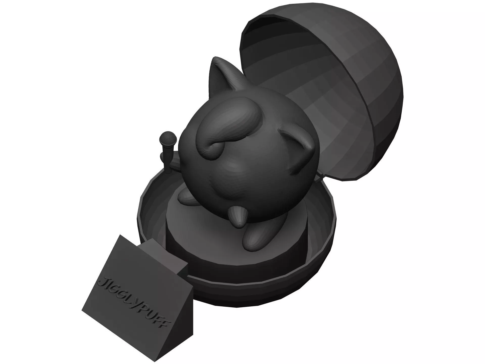 Jigglypuff 3D print model_9