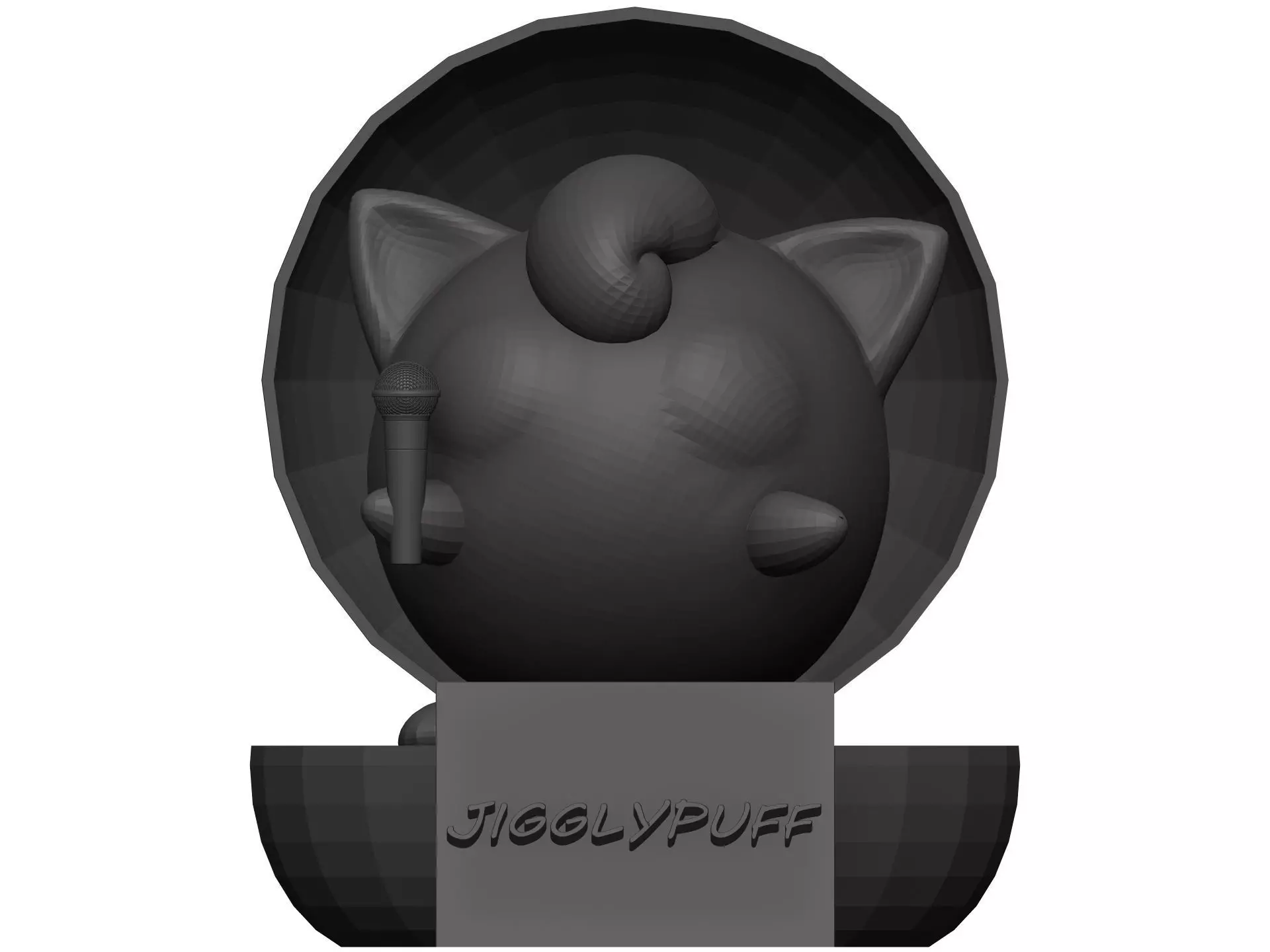 Jigglypuff 3D print model_2