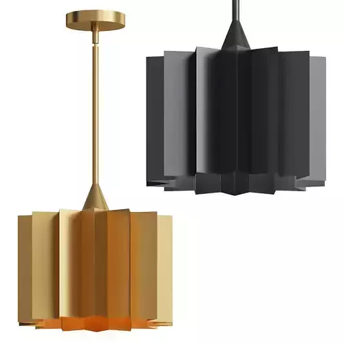  Plisse Pendant Light
