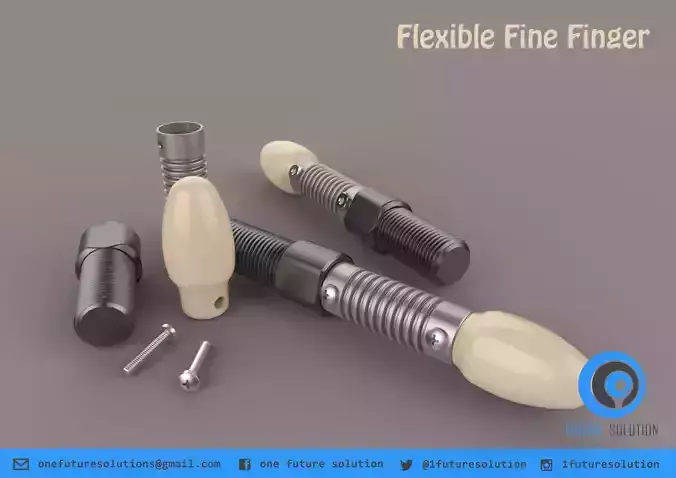 Flexible Fine Finger Free 3D model