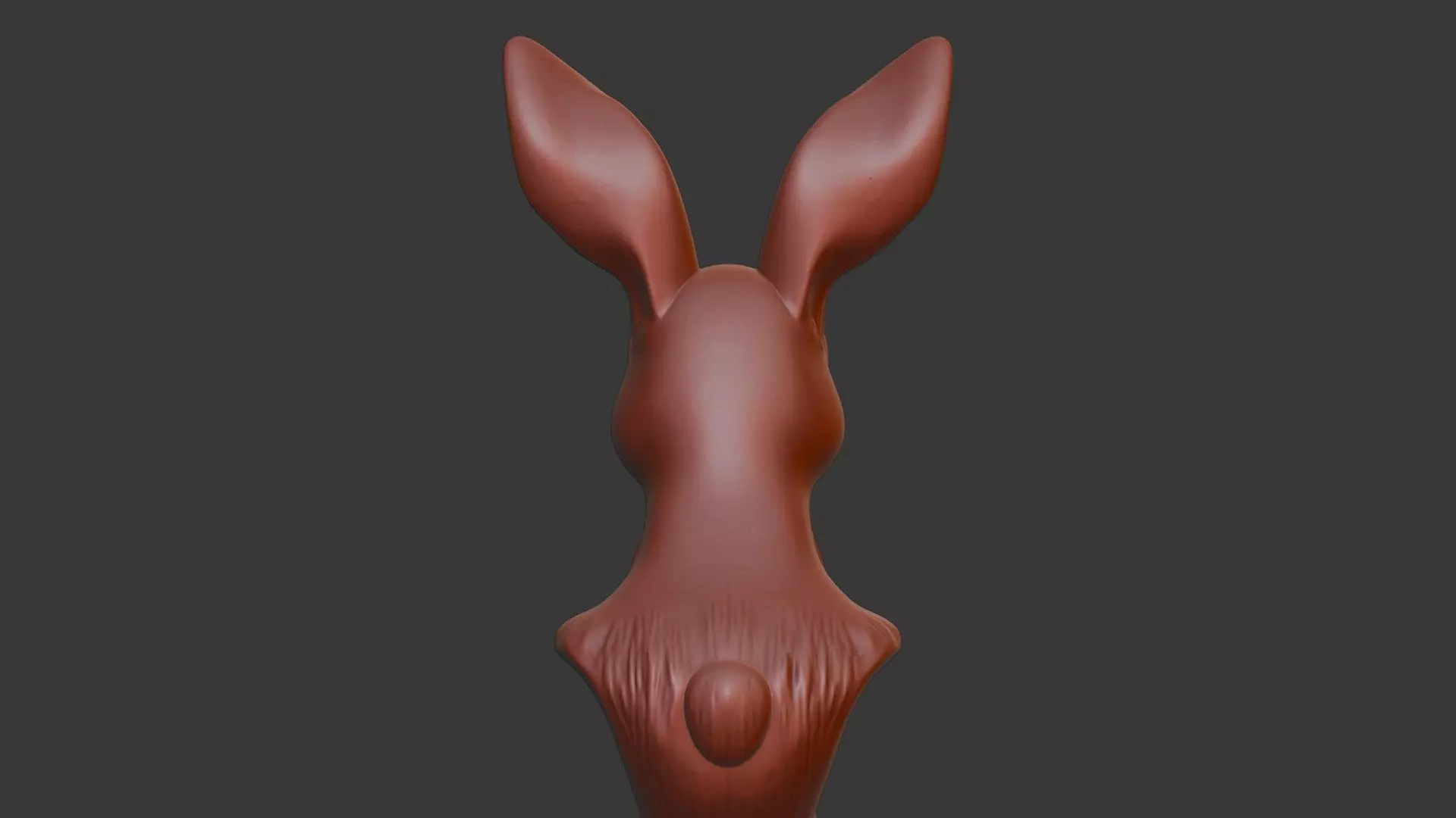 Hare Head Bust 3D Model - STL Printable Wildlife Sculpture 3D print model_5