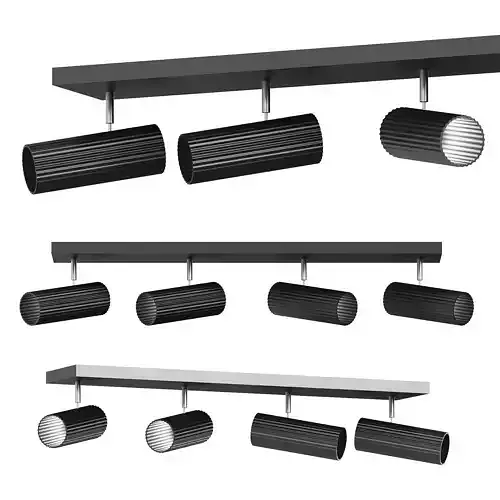 Semi Flush Spotlight 3D model