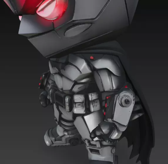 Stylized Batman Figure 3D print model_4