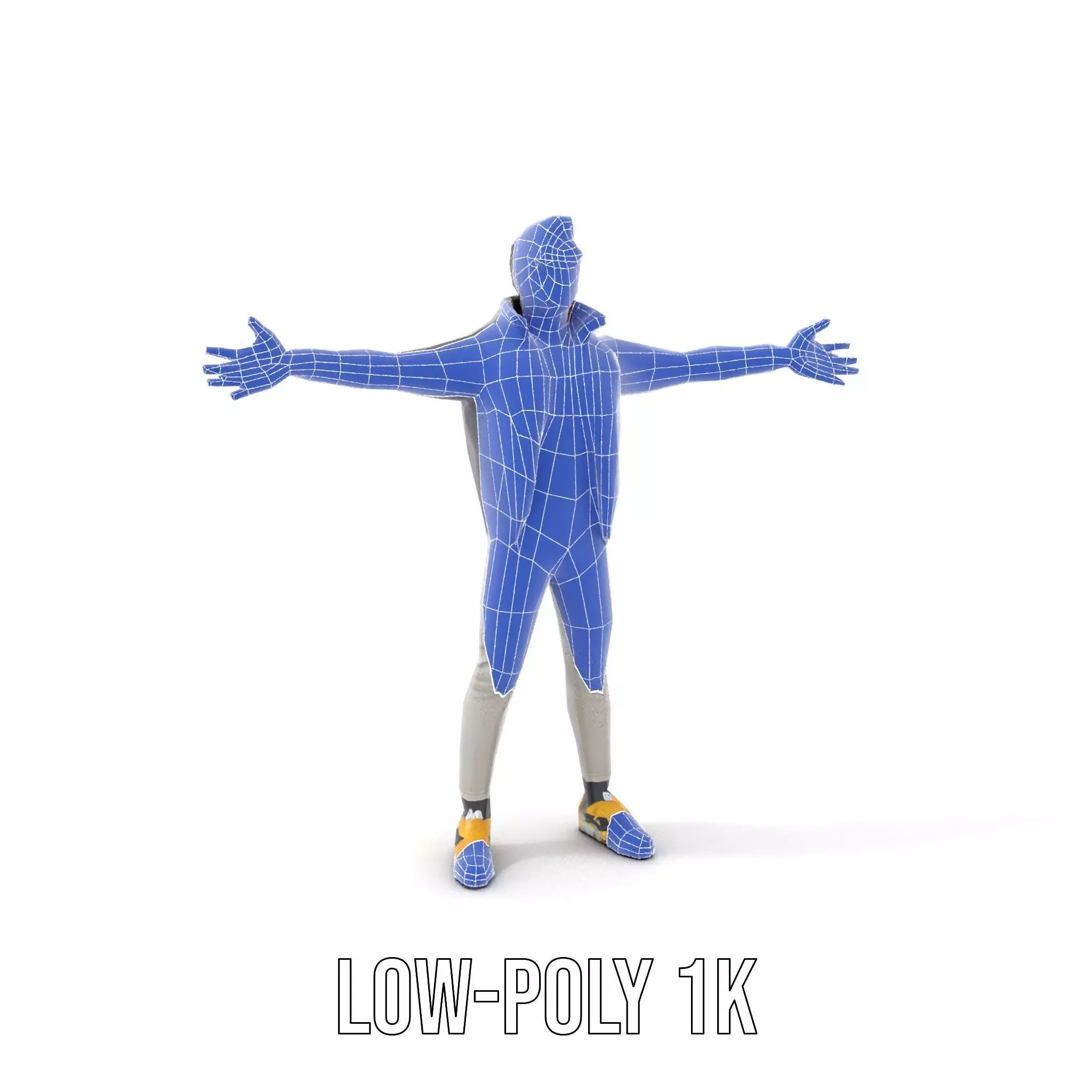 Stylish Casual Outfit model pack Low-poly 3D model_11