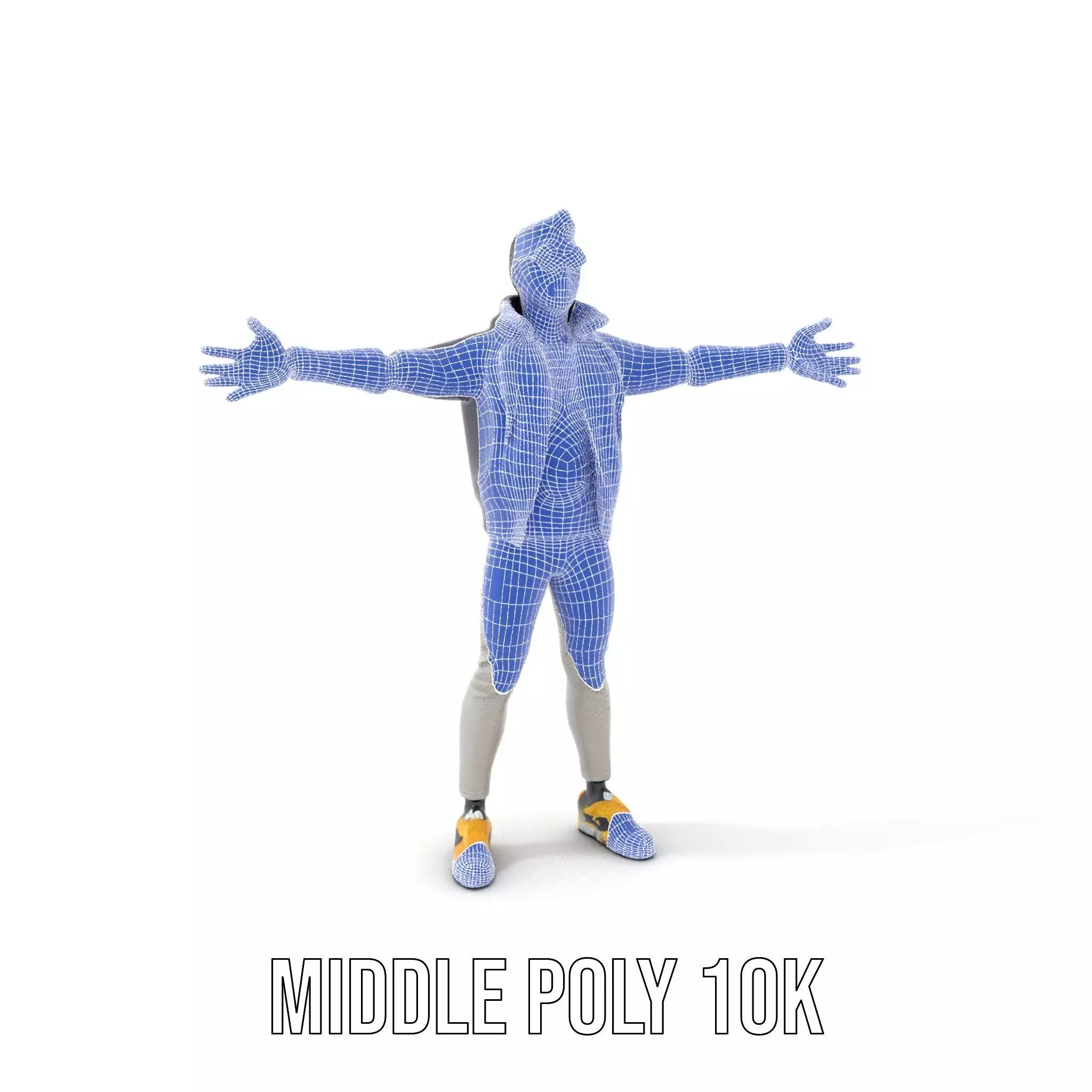 Stylish Casual Outfit model pack Low-poly 3D model_25